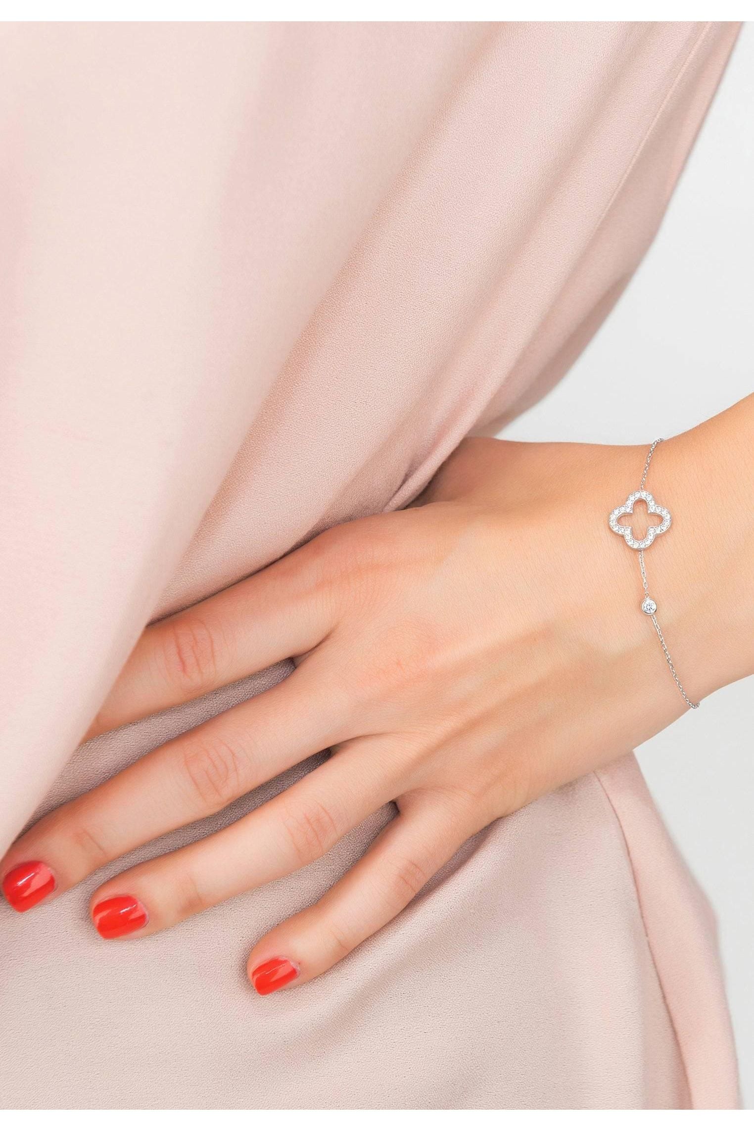 Open Clover Bracelet - LATELITA