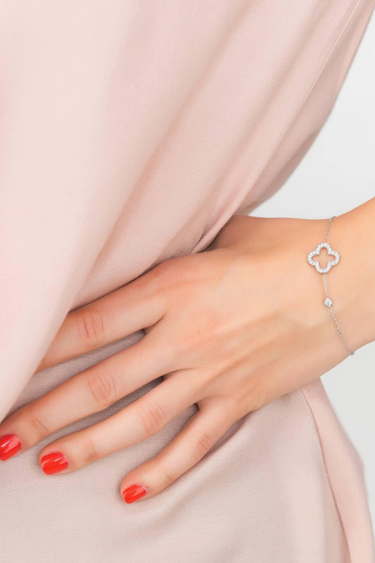 Open Clover Bracelet - LATELITA