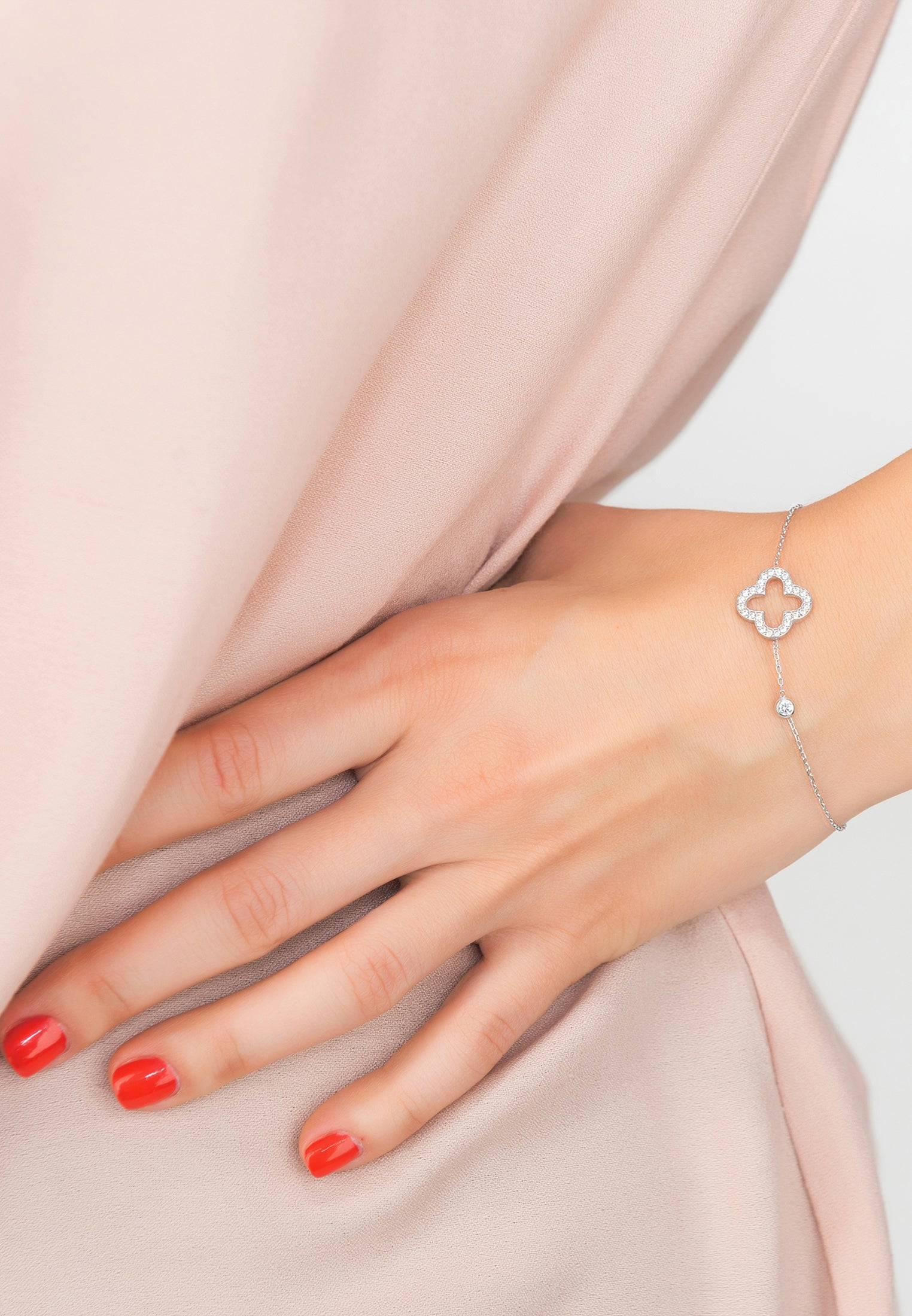 Open Clover Bracelet - LATELITA