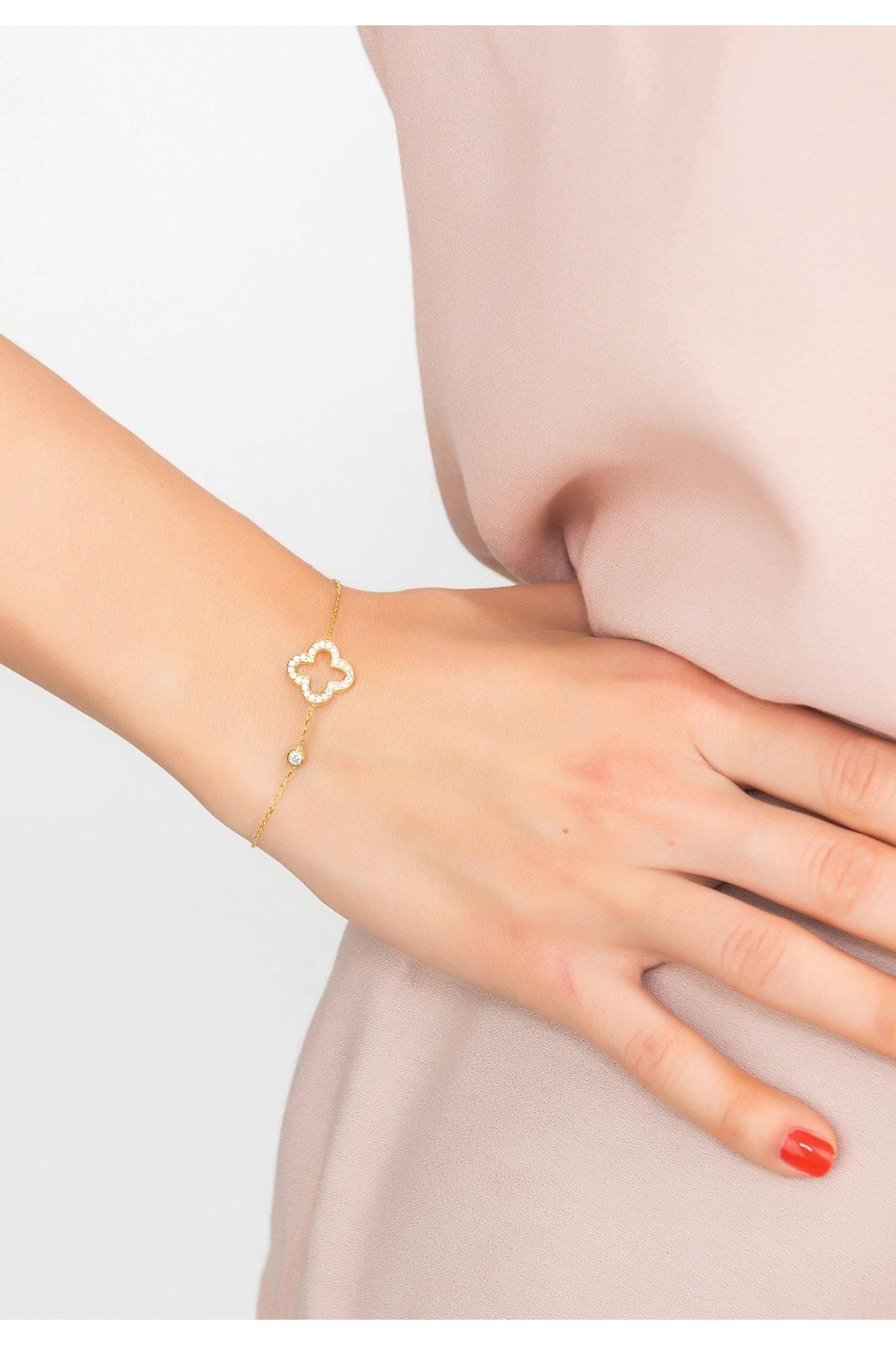 Open Clover Bracelet - LATELITA