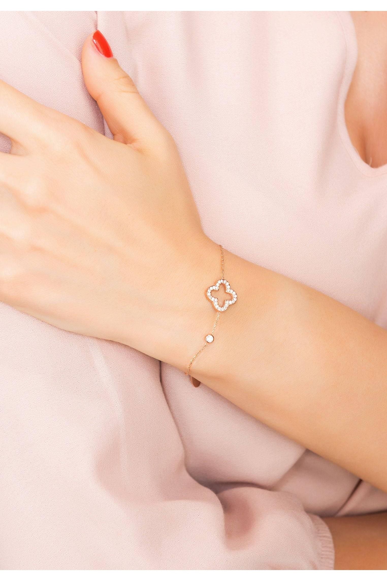 Open Clover Bracelet - LATELITA