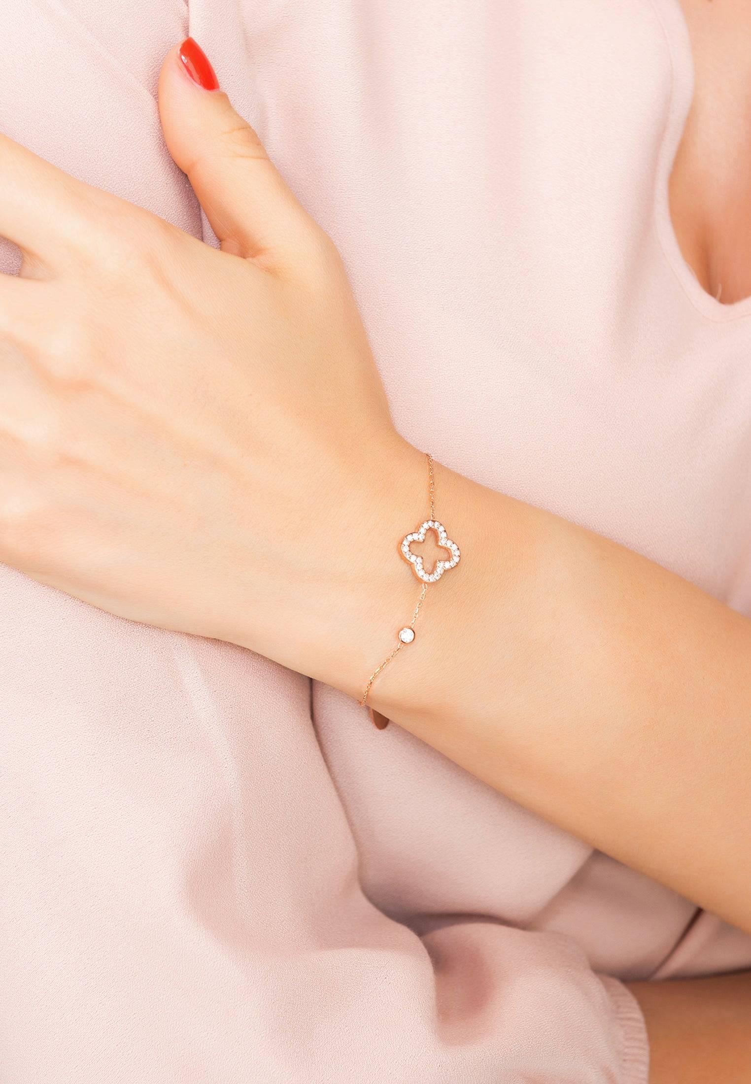 Open Clover Bracelet - LATELITA