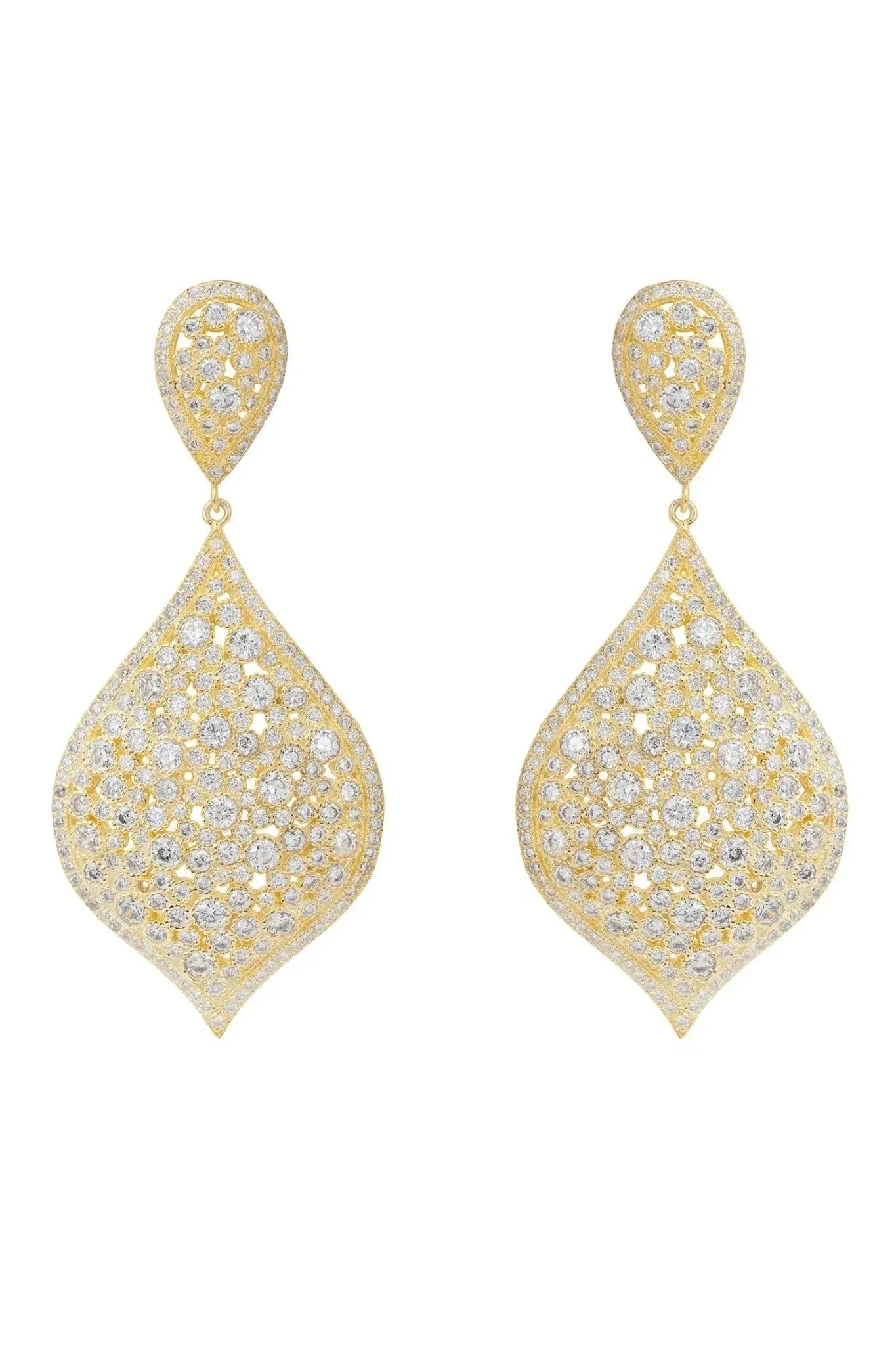 Arabian Nights Earrings Gold - LATELITA Earrings