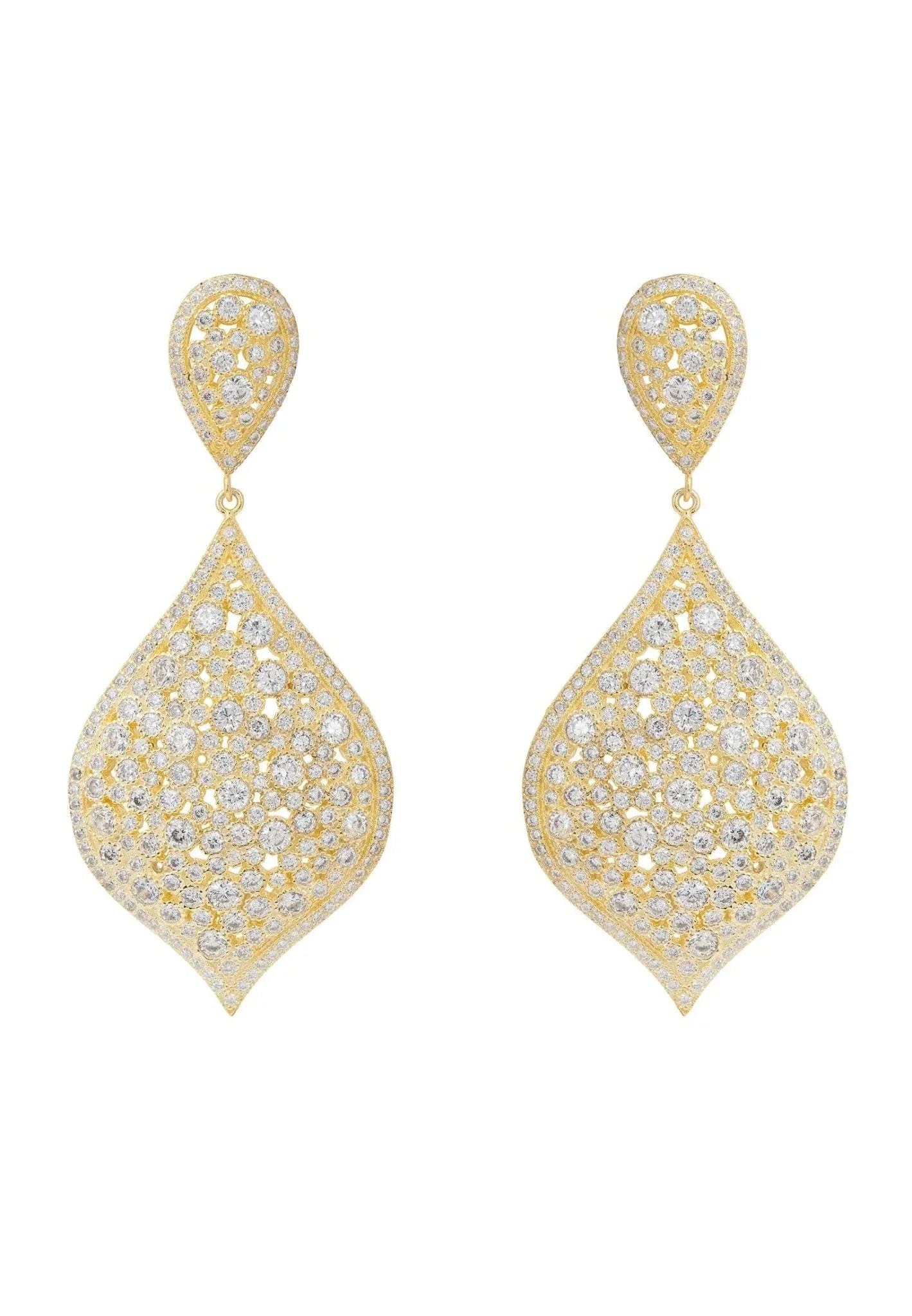 Arabian Nights Earrings Gold - LATELITA Earrings
