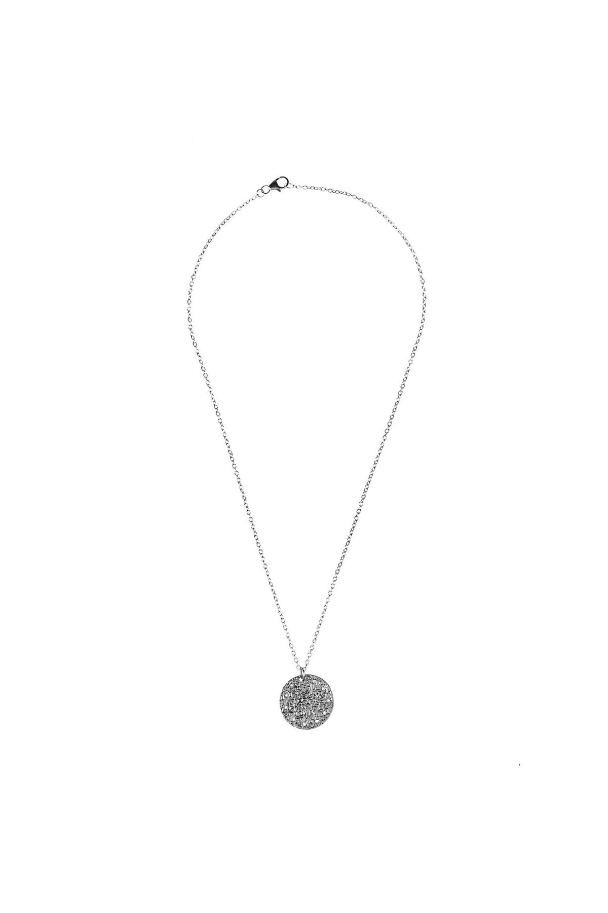 Cosmic Full Moon Necklace - White Topaz - LATELITA Necklaces