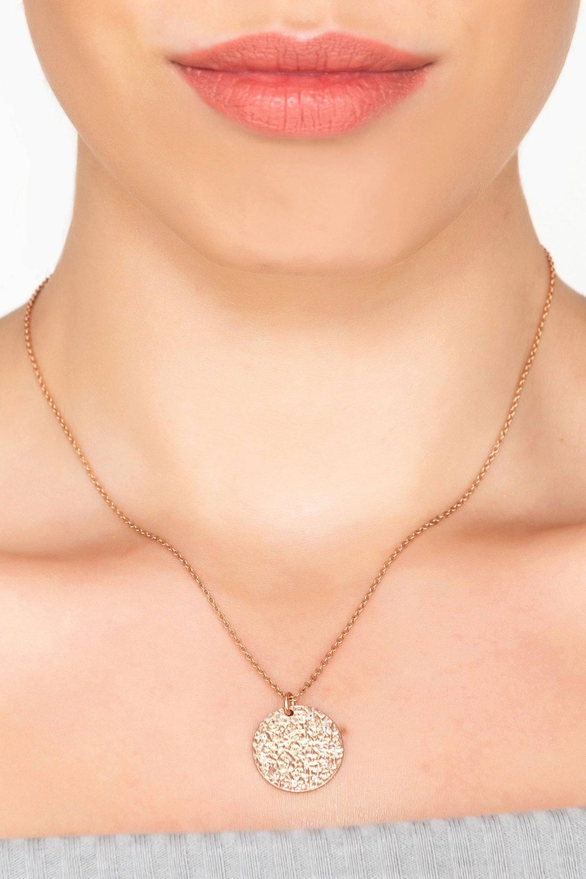 Cosmic Full Moon Necklace - White Topaz - LATELITA Necklaces