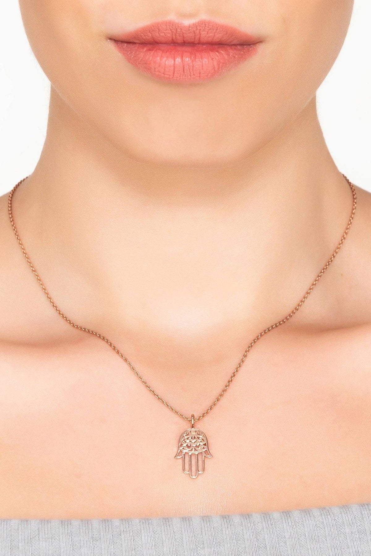 Cosmic Hamsa Necklace - LATELITA Necklaces