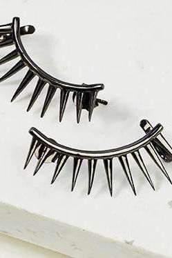 Cosmic Spikey Ear Cuff Oxidised - LATELITA Earrings
