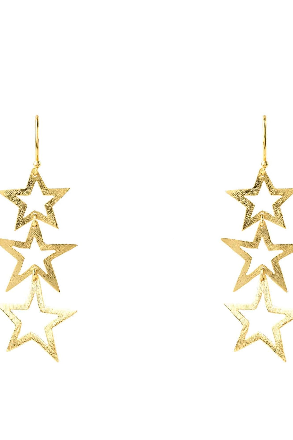Cosmic Triple Open Star Earring - LATELITA Earrings