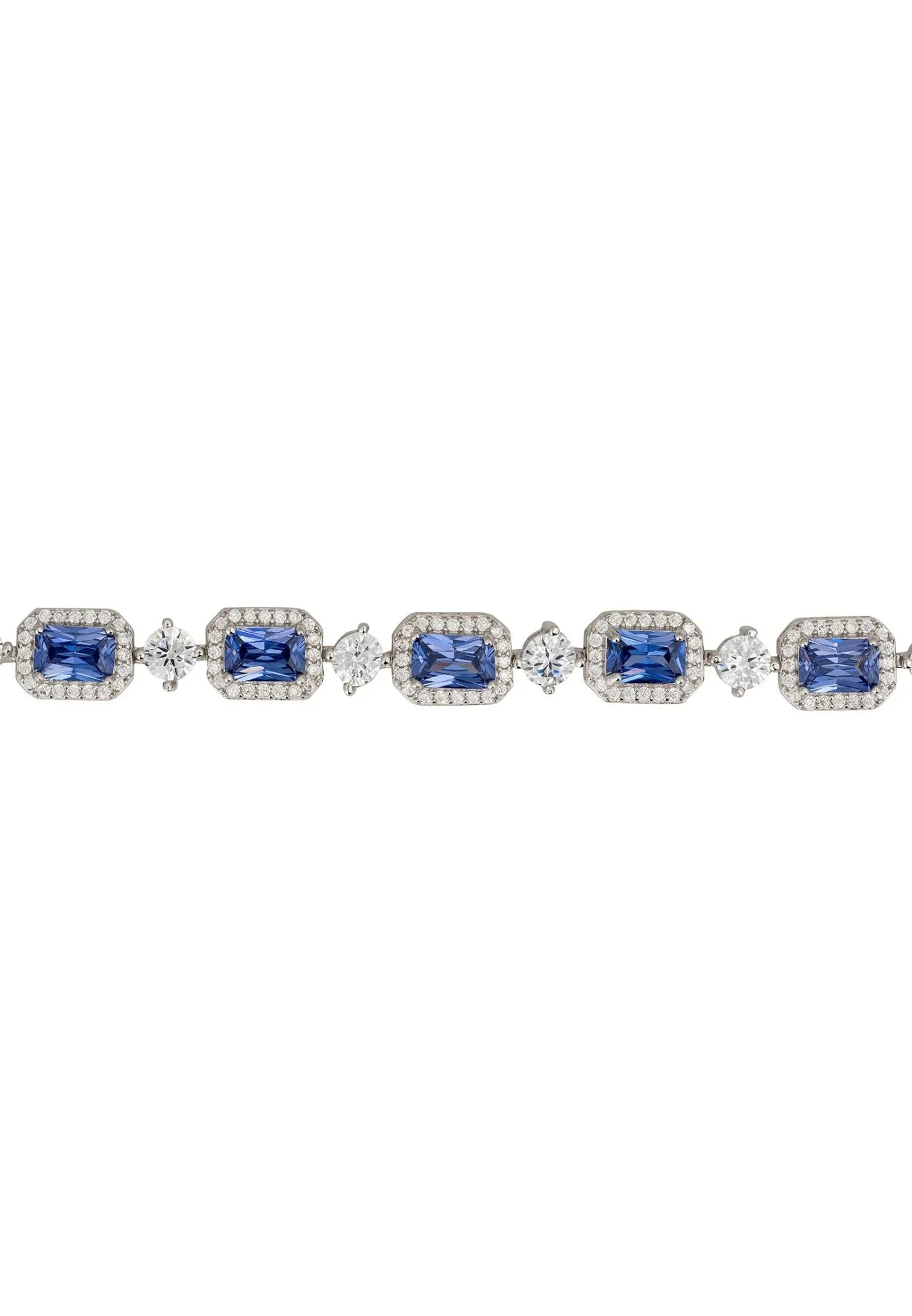 Elena Gemstone Bracelet Tanzanite Silver - LATELITA Bracelets