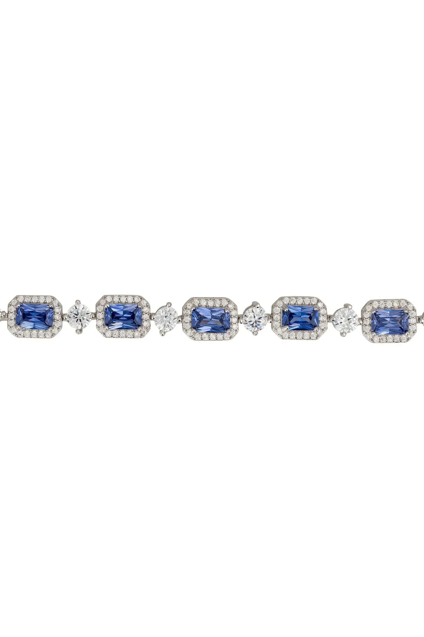 Elena Gemstone Bracelet Tanzanite Silver - LATELITA Bracelets