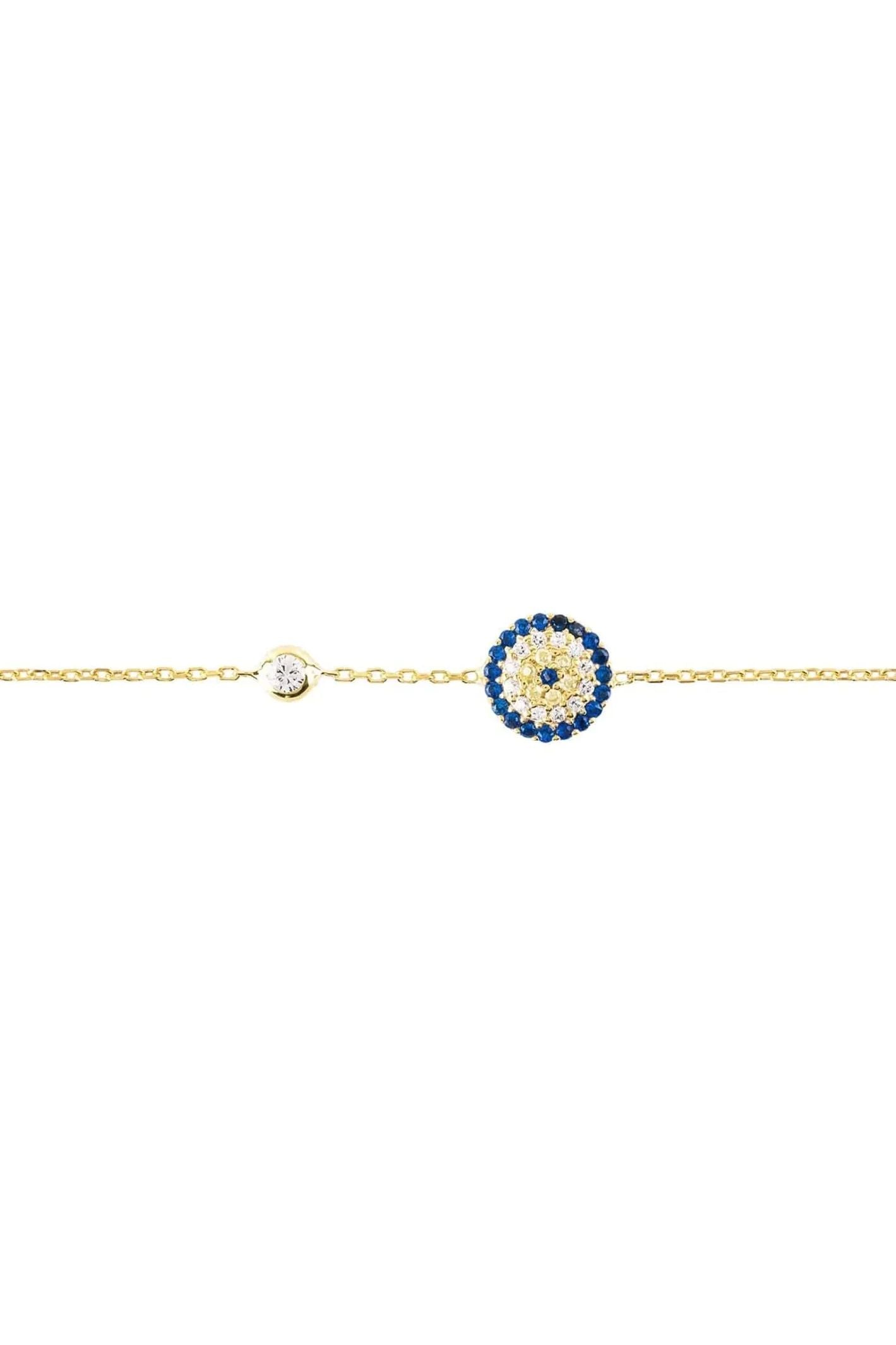 Evil Eye Bracelet Gold - LATELITA Bracelets