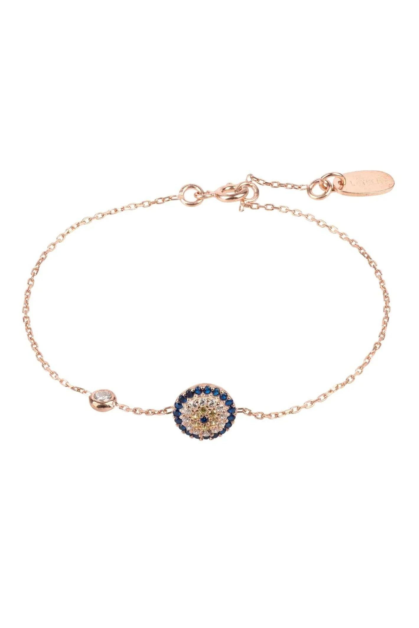 Evil Eye Bracelet Rosegold - LATELITA Bracelets