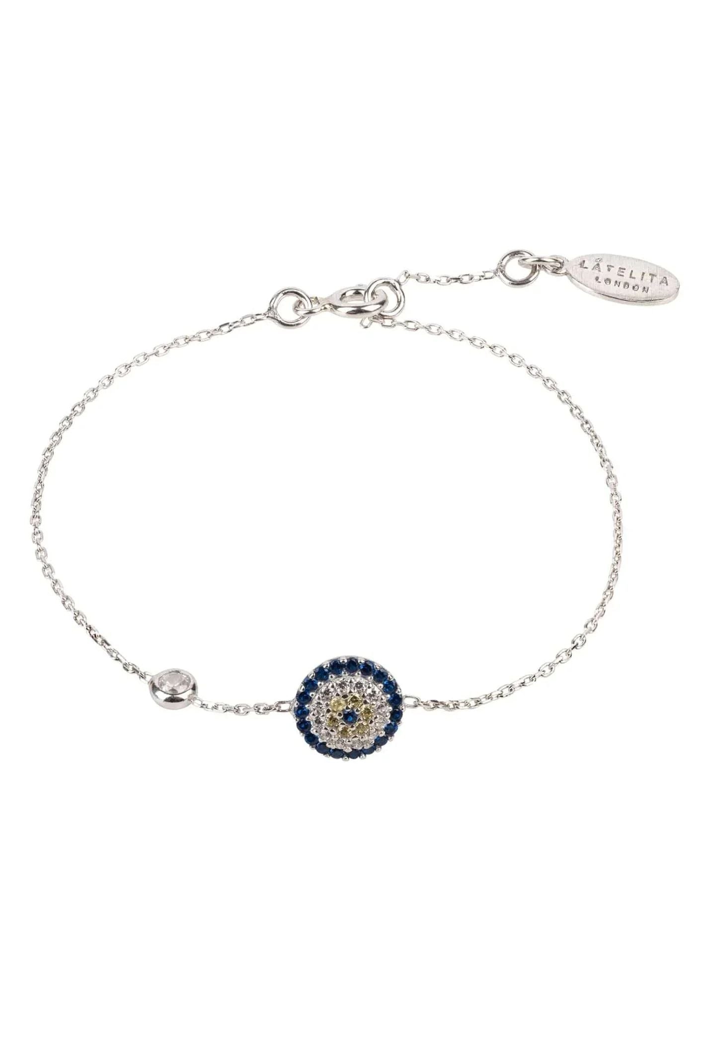 Evil Eye Bracelet Silver - LATELITA Bracelets