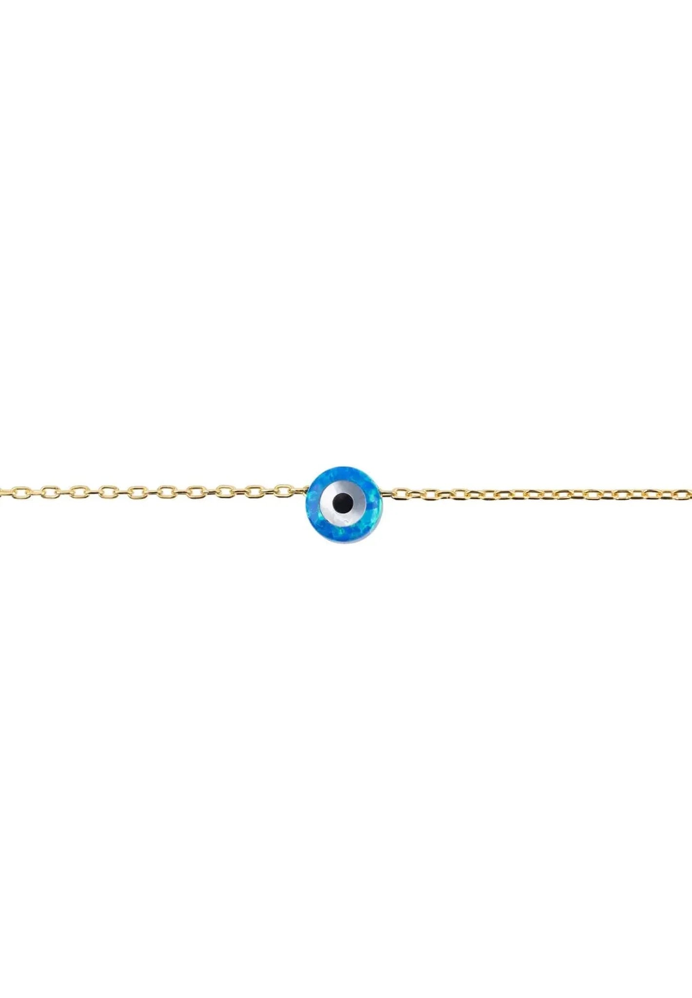 Evil Eye Mini Opalite Bracelet Gold - LATELITA Bracelets
