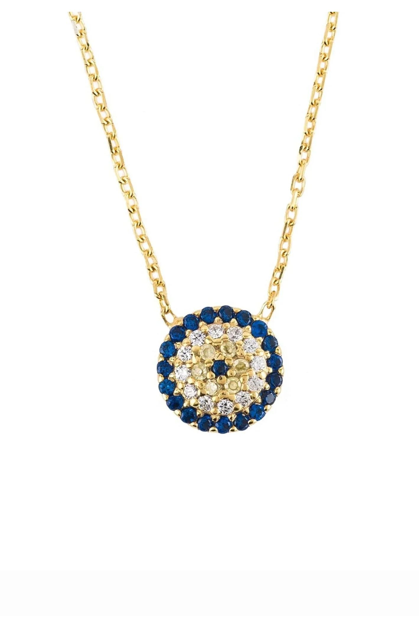 Evil Eye Necklace Gold - LATELITA Necklaces