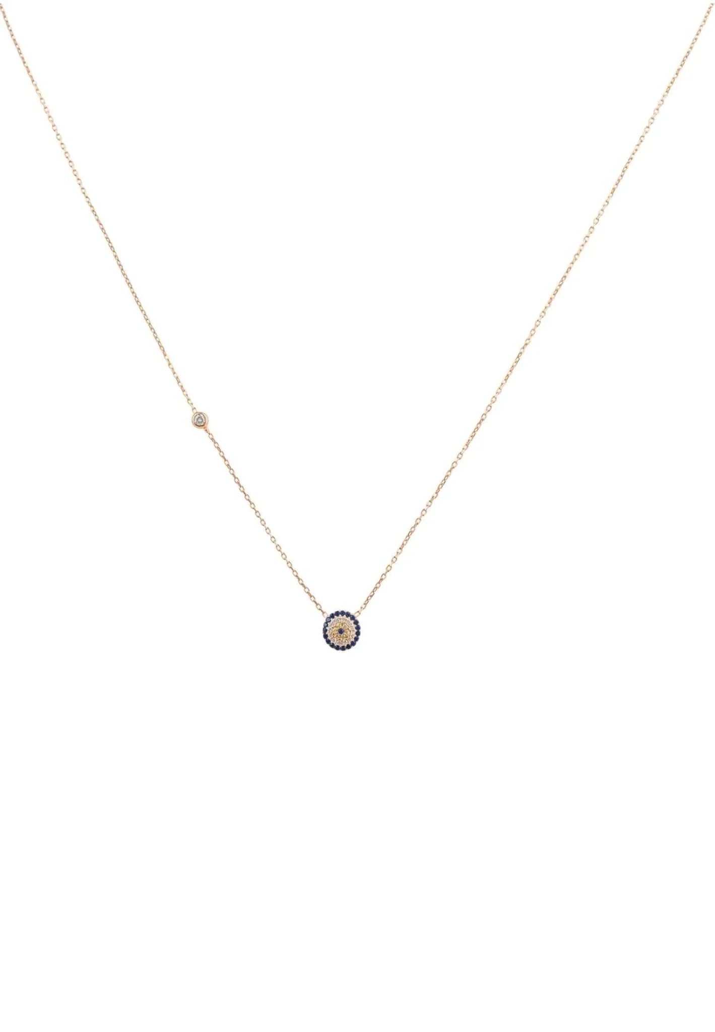 Evil Eye Necklace Rosegold - LATELITA Necklaces