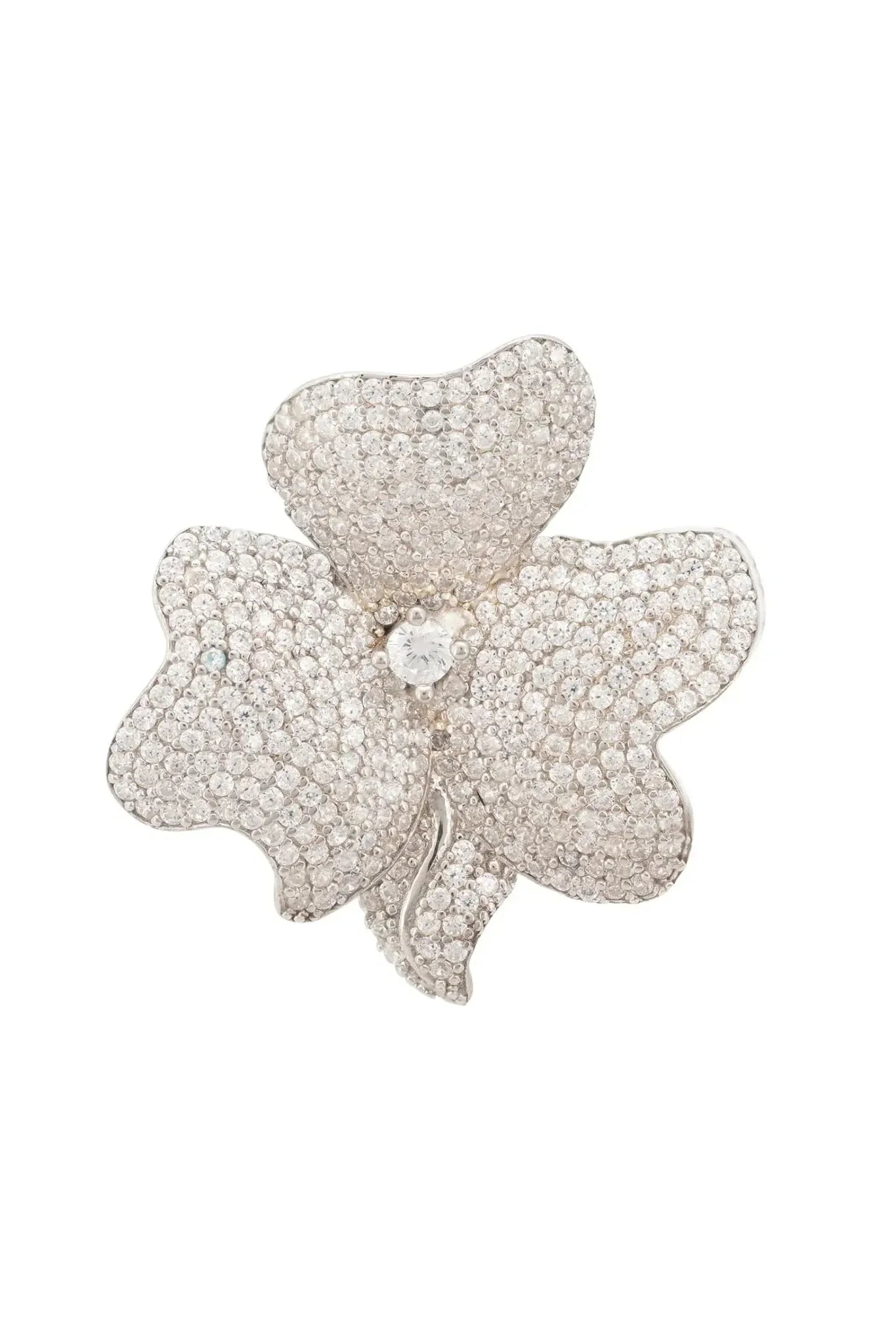 Flower Cocktail Ring Silver - LATELITA Rings