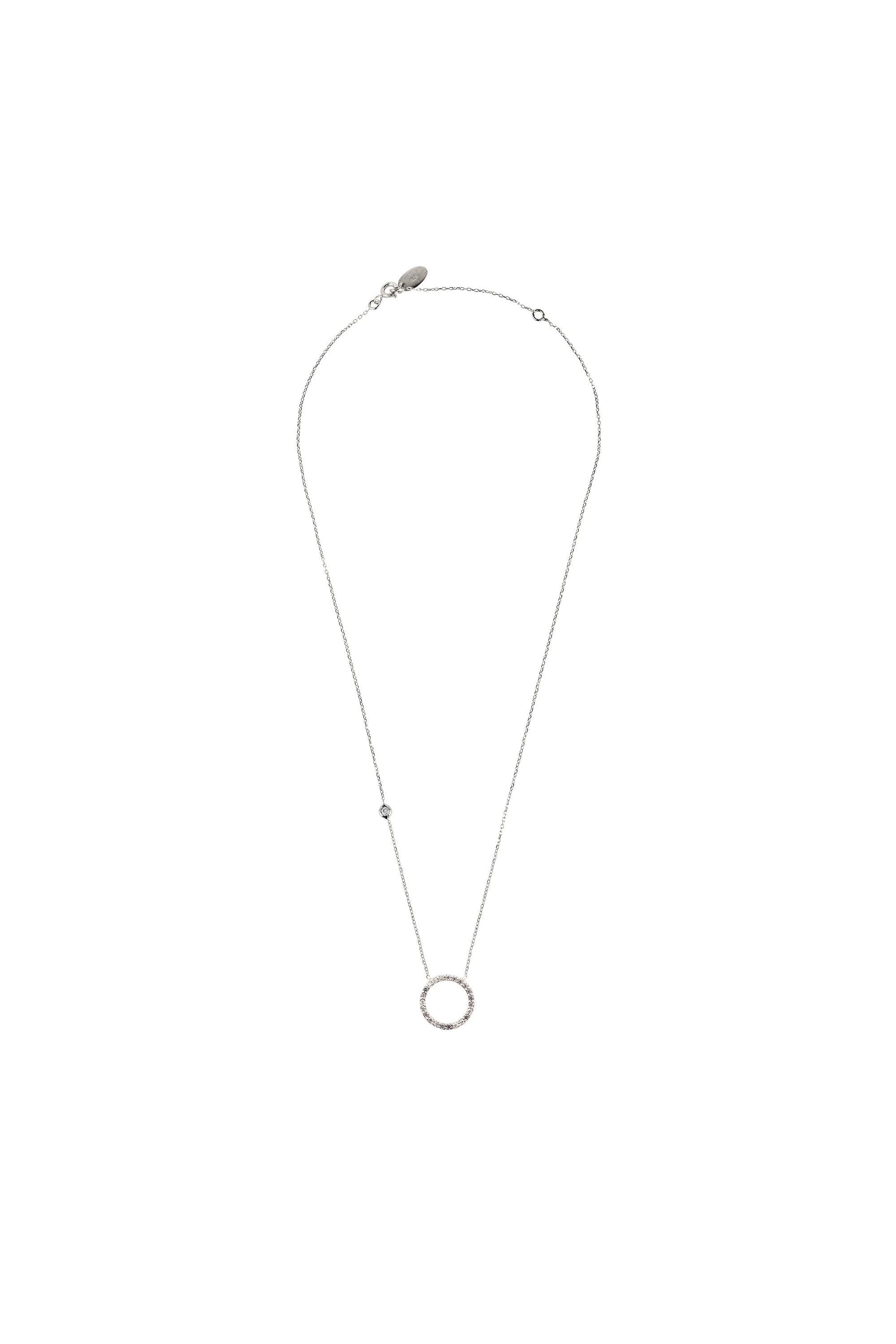 Halo Sparkling Circle Necklace - LATELITA Necklaces