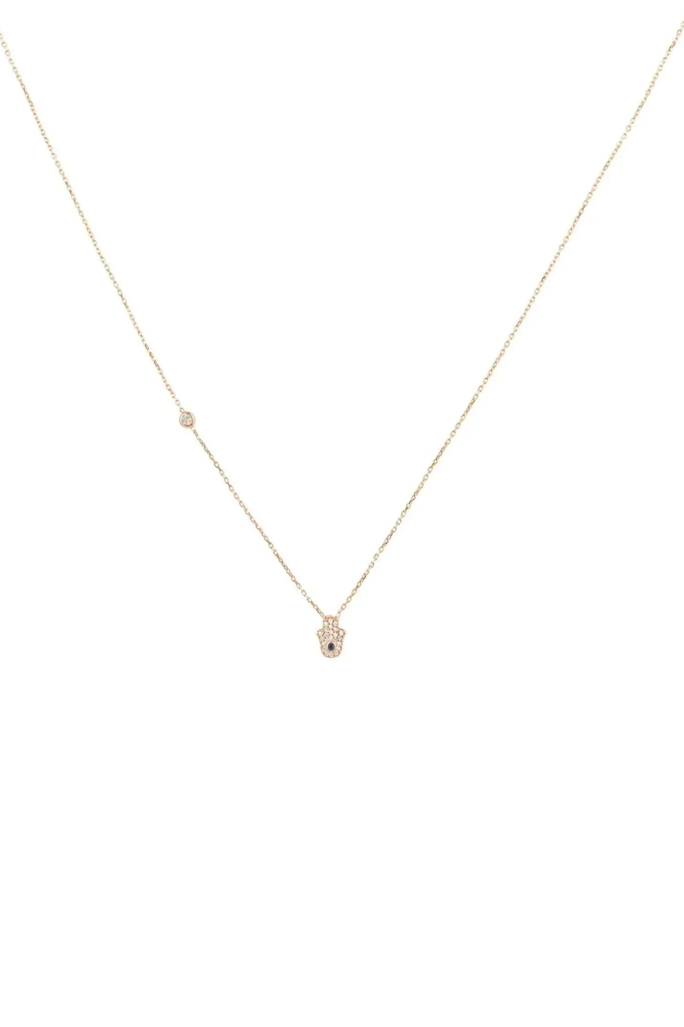 Hamsa Hand Necklace - LATELITA Necklaces