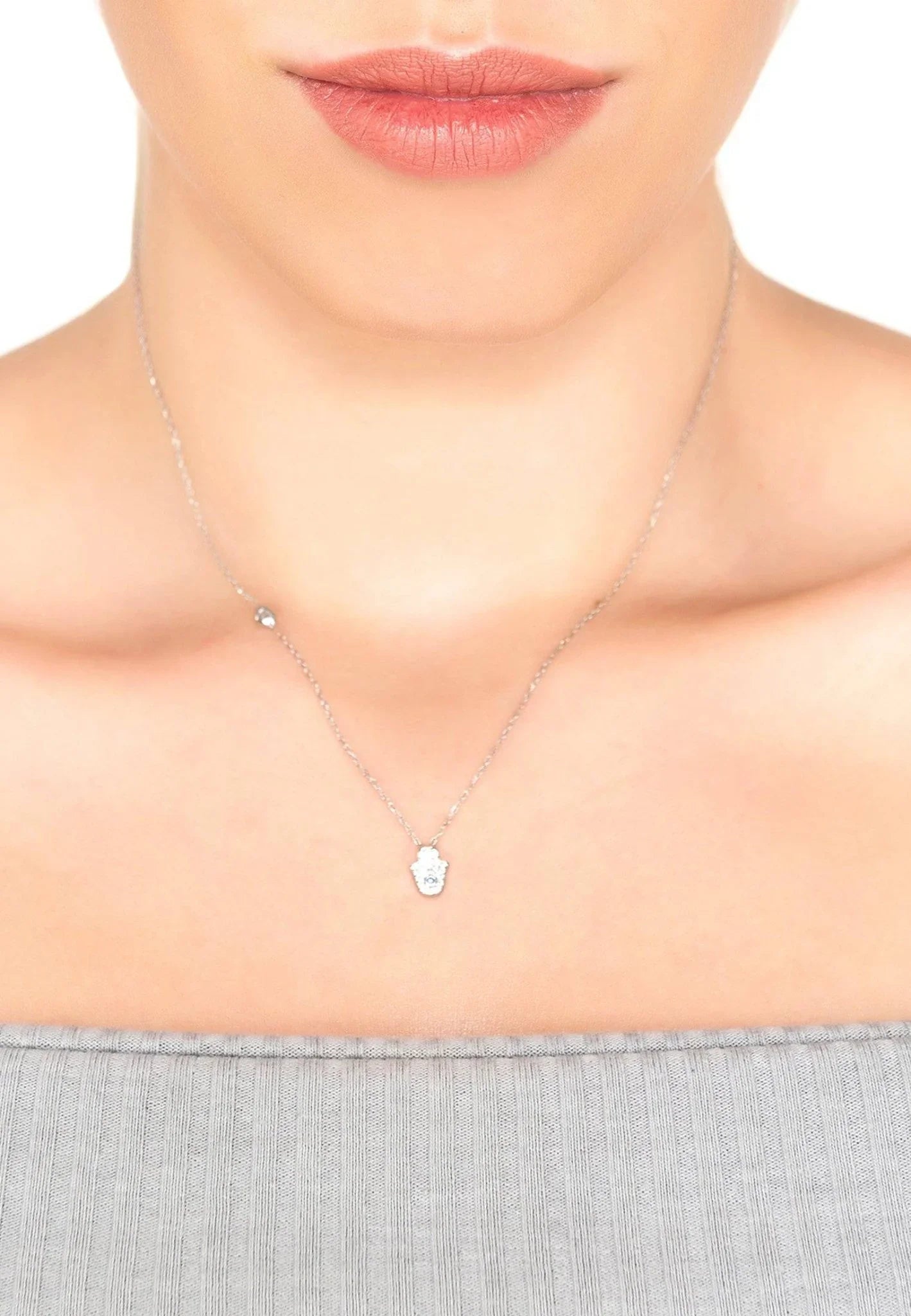 Hamsa Hand Necklace - LATELITA Necklaces