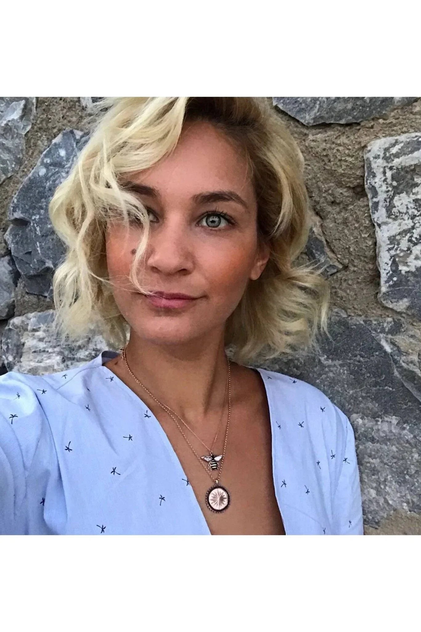 Honey Bee Pendant Necklace Gold - LATELITA Necklaces