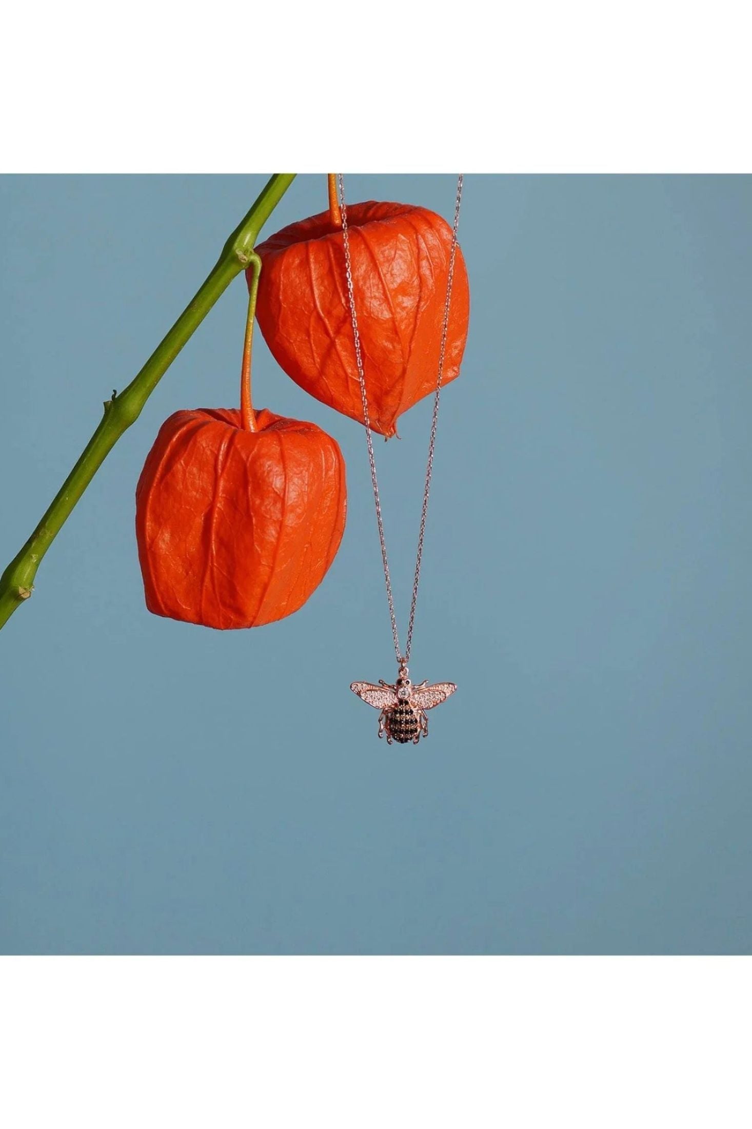 Honey Bee Pendant Necklace Gold - LATELITA Necklaces