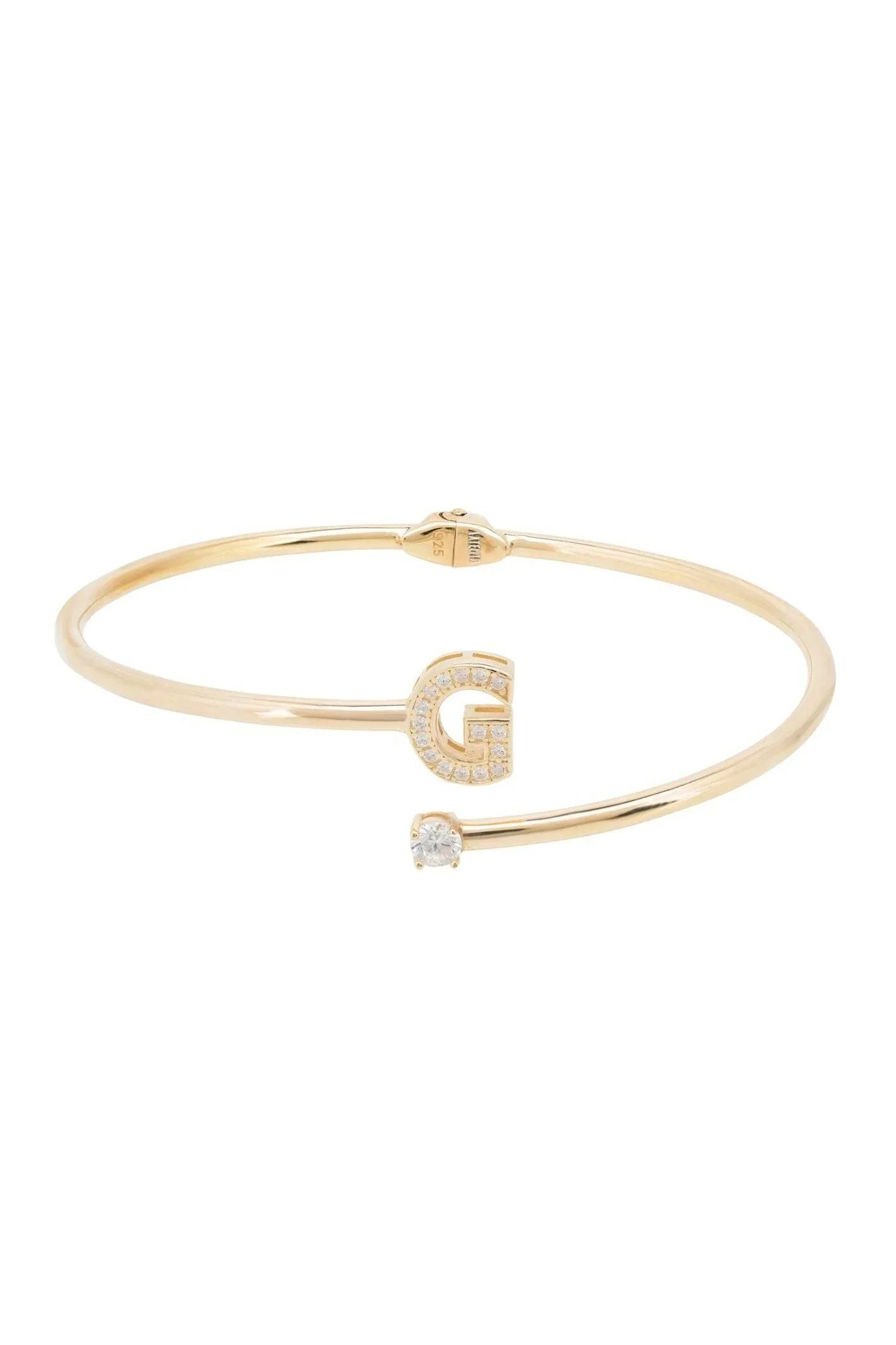 Initial Bangle Gold G - LATELITA Bracelets