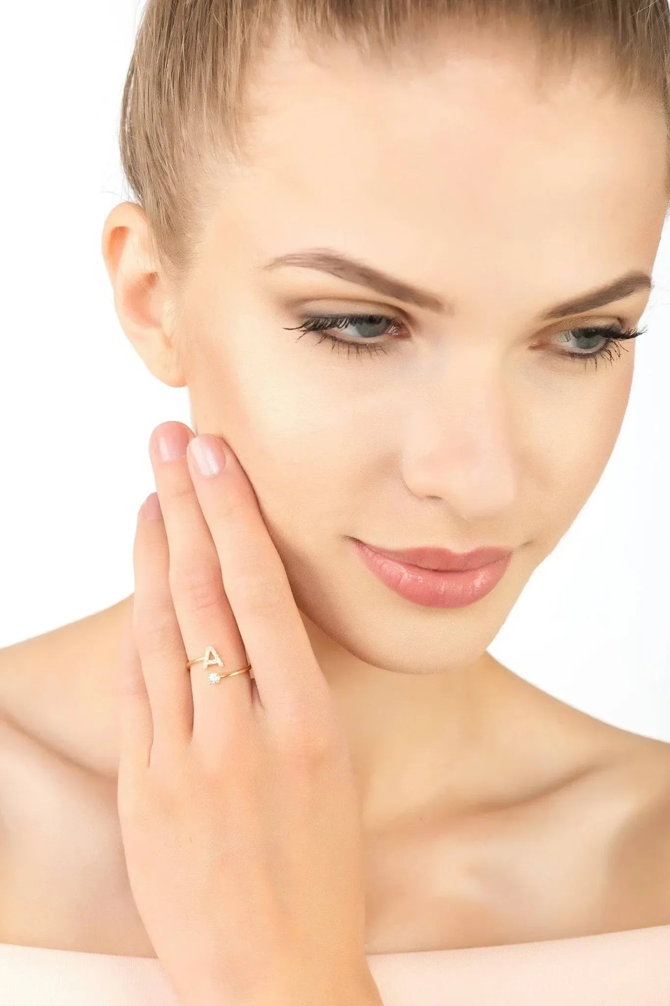 Initial Ring Gold A - LATELITA Rings