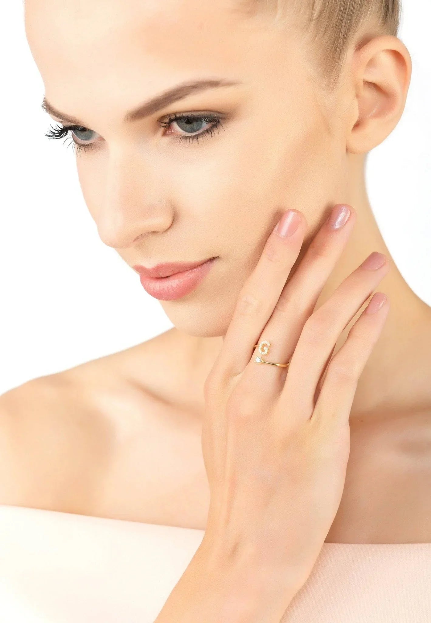 Initial Ring Gold G - LATELITA Rings