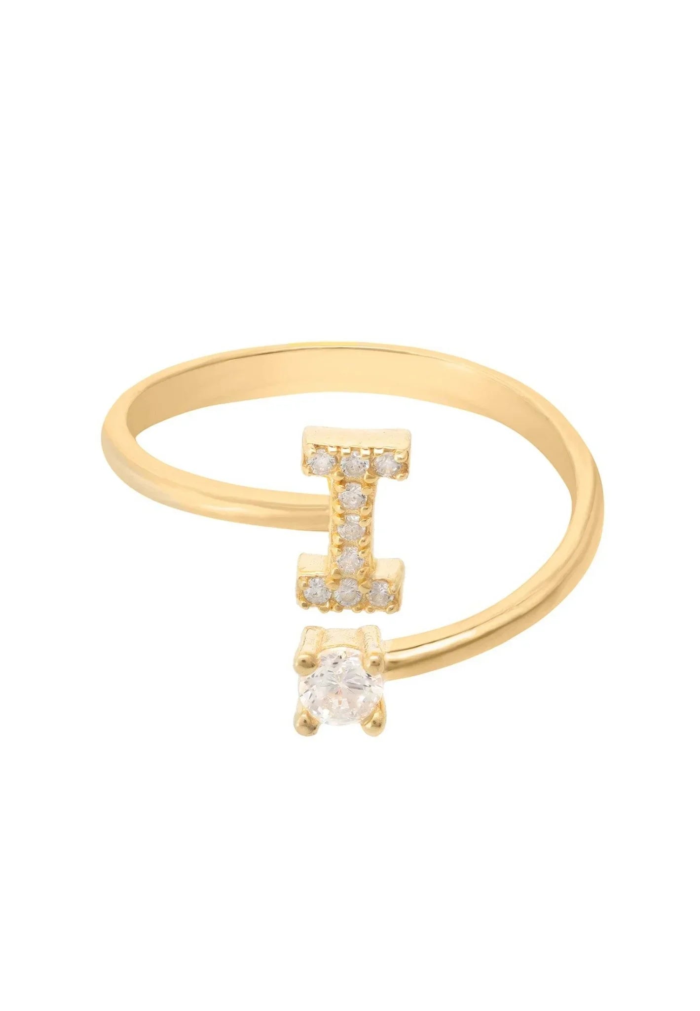Initial Ring Gold I - LATELITA Rings