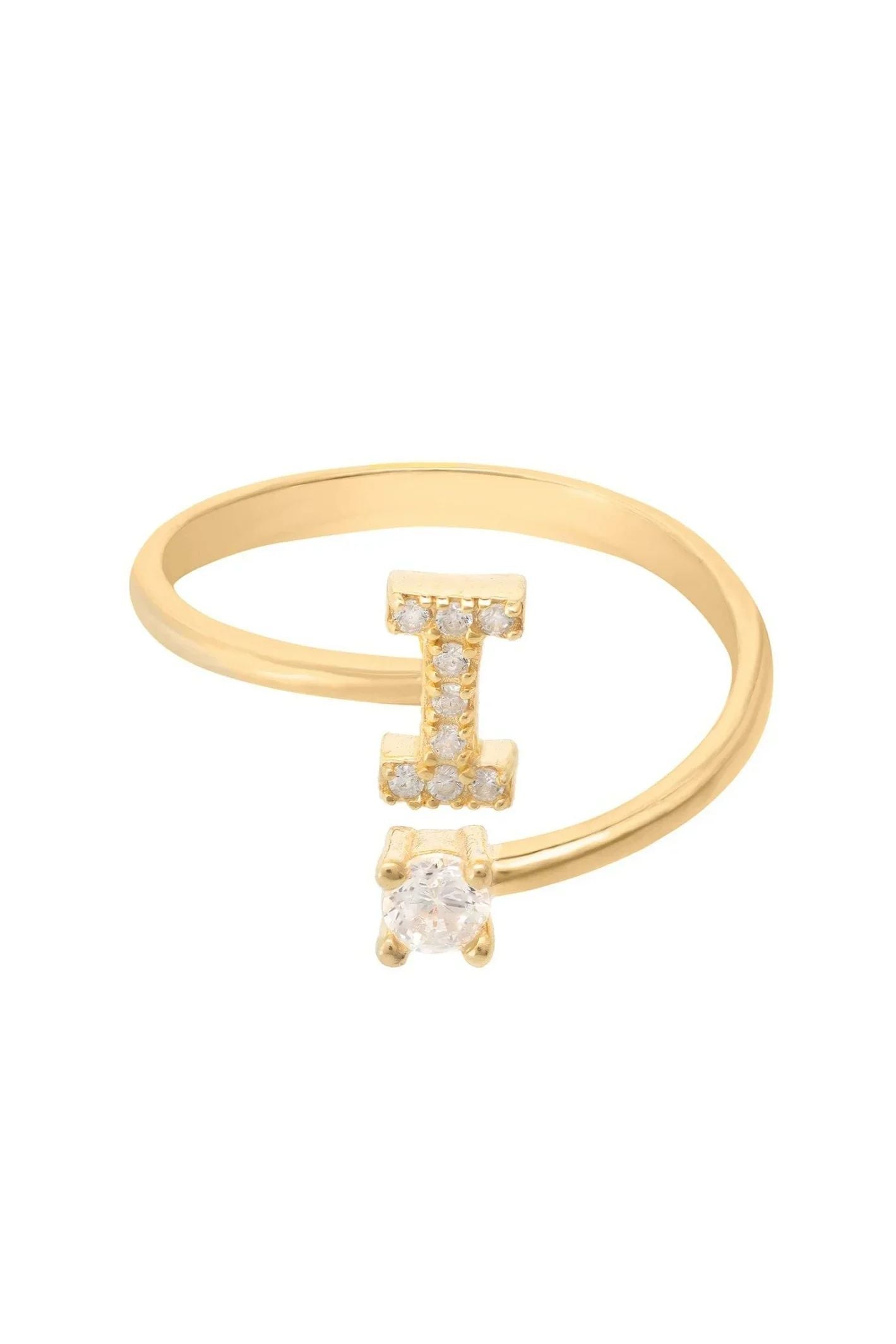 Initial Ring Gold I - LATELITA Rings