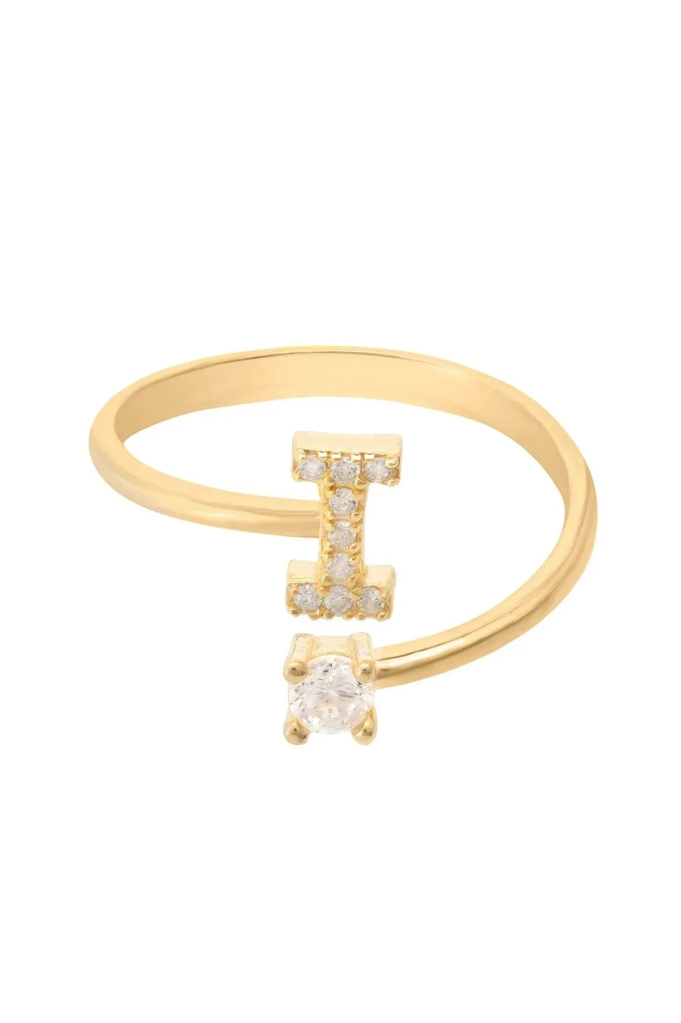 Initial Ring Gold I - LATELITA Rings