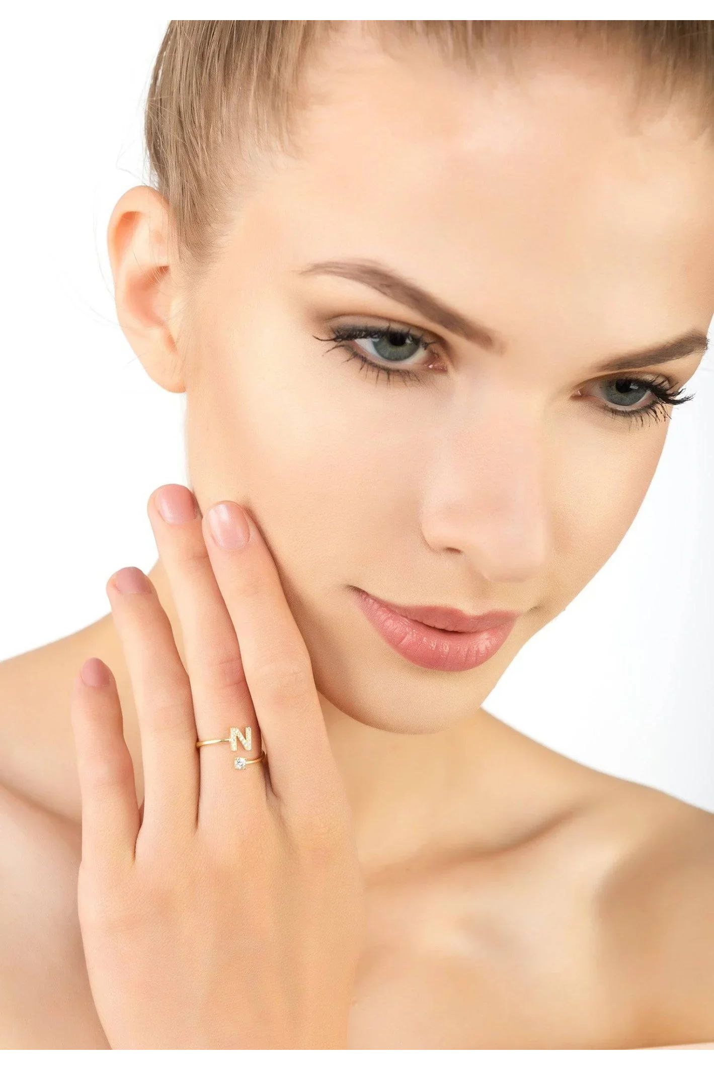 Initial Ring Gold N - LATELITA Rings