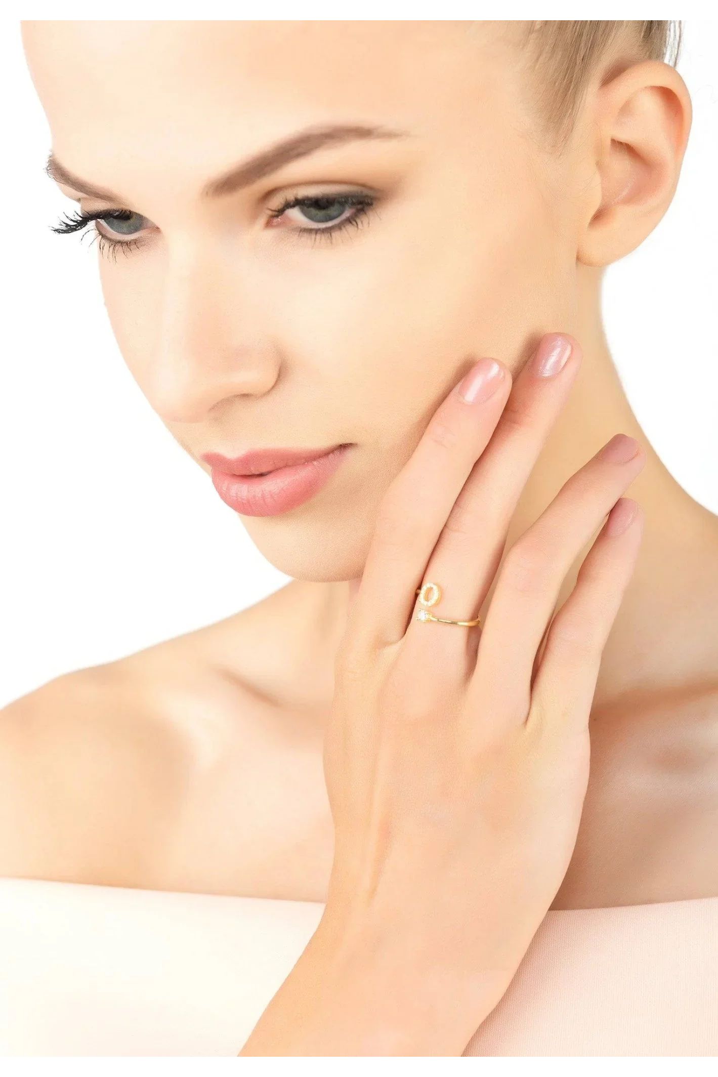 Initial Ring Gold O - LATELITA Rings