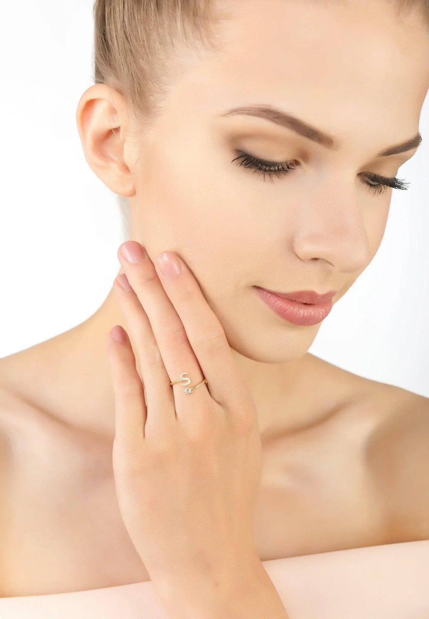 Initial Ring Gold S - LATELITA Rings