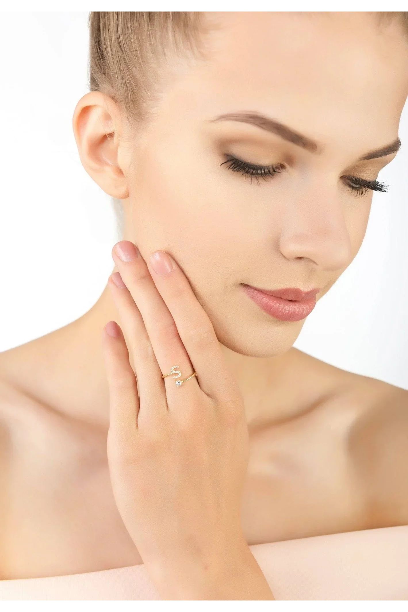 Initial Ring Gold S - LATELITA Rings