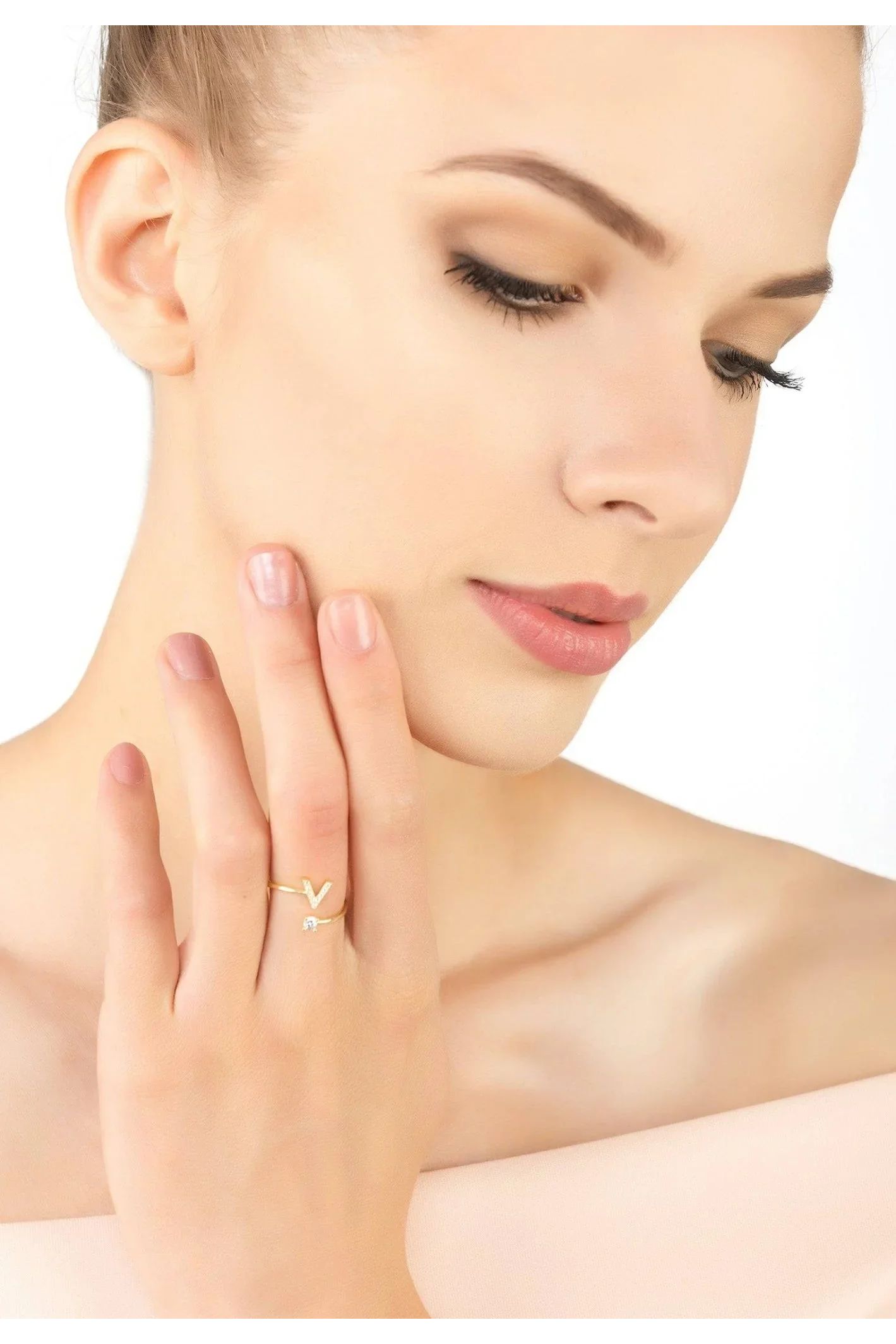 Initial Ring Gold V - LATELITA Rings