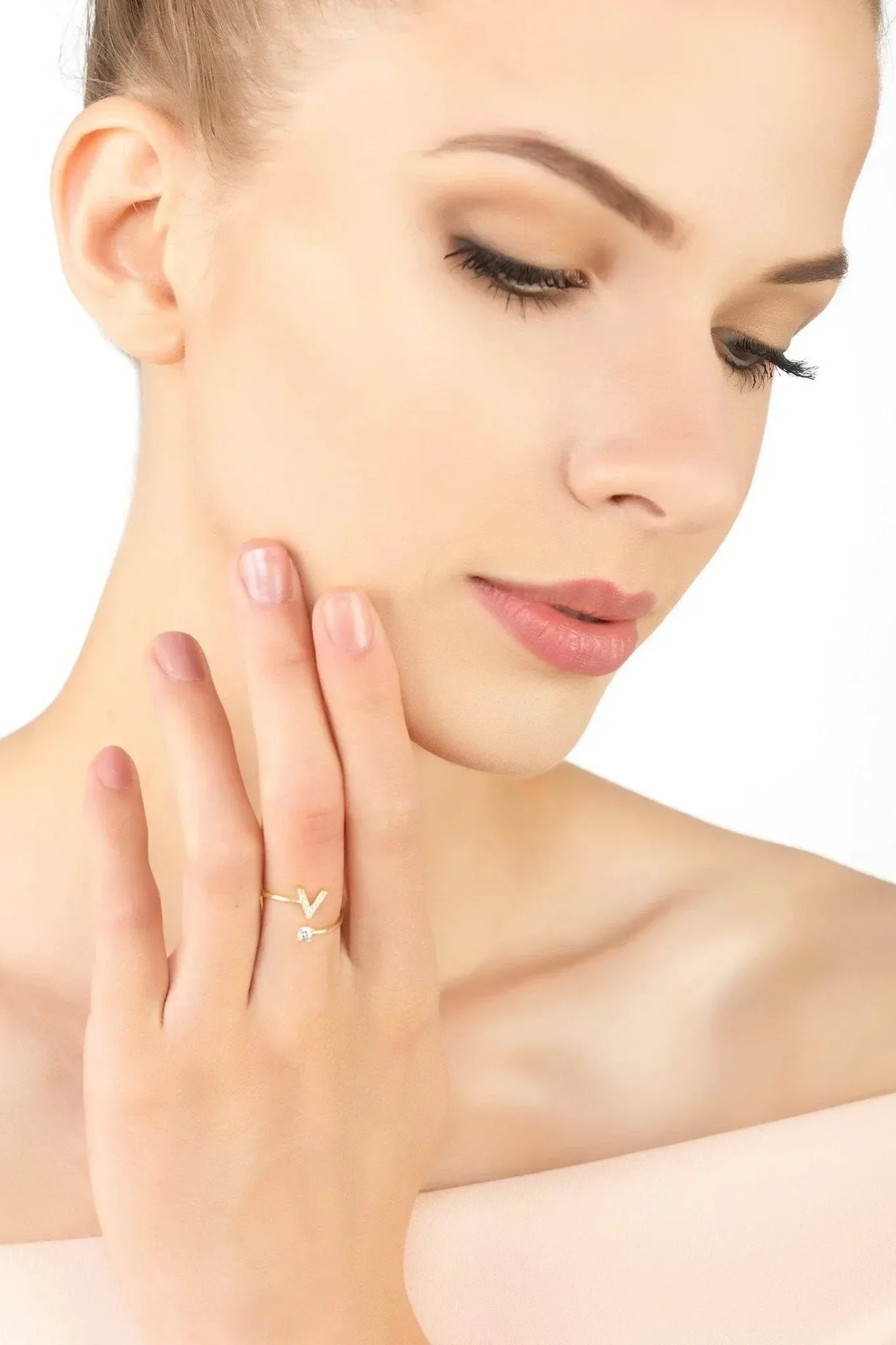 Initial Ring Gold V - LATELITA Rings