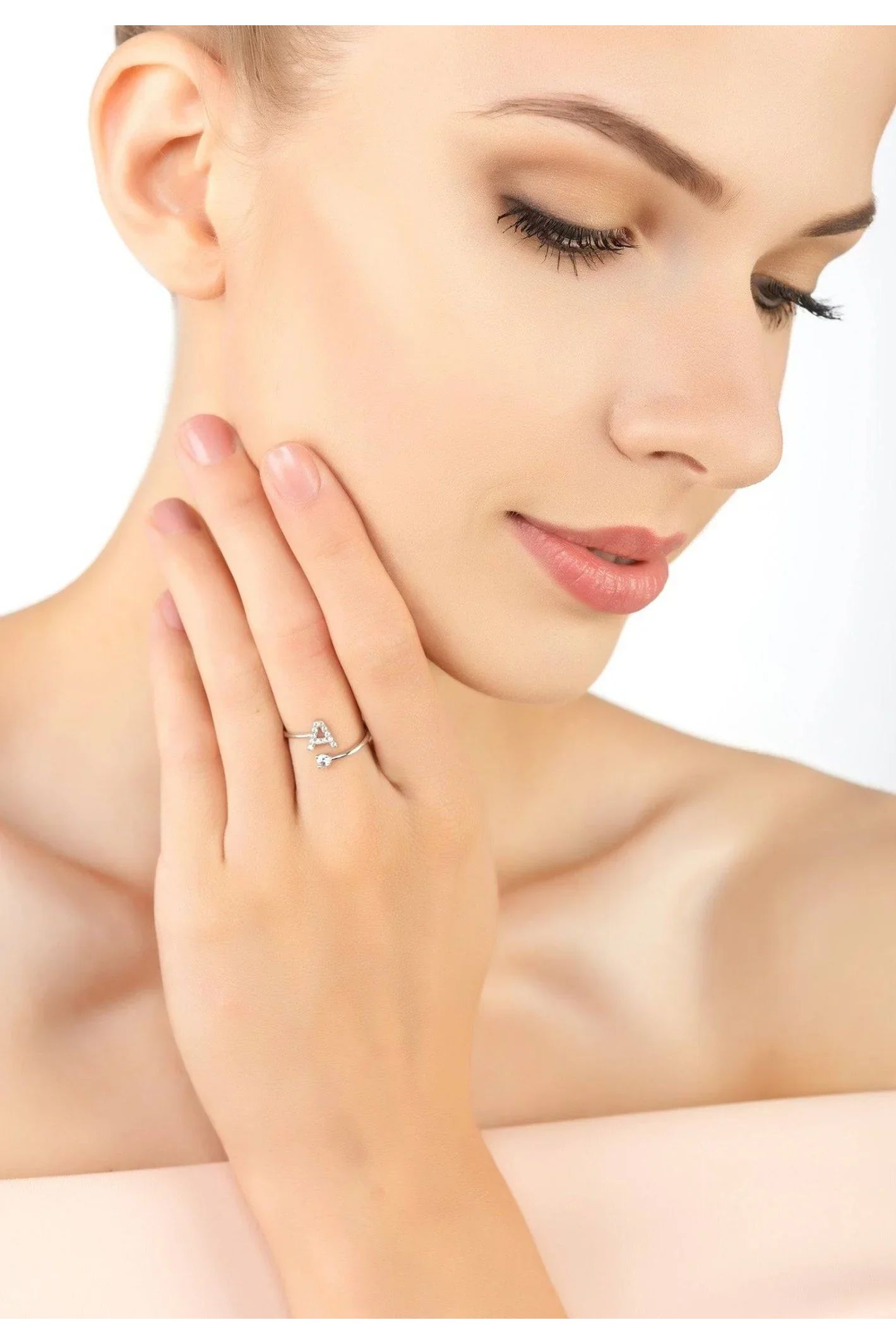 Initial Ring Silver A - LATELITA Rings