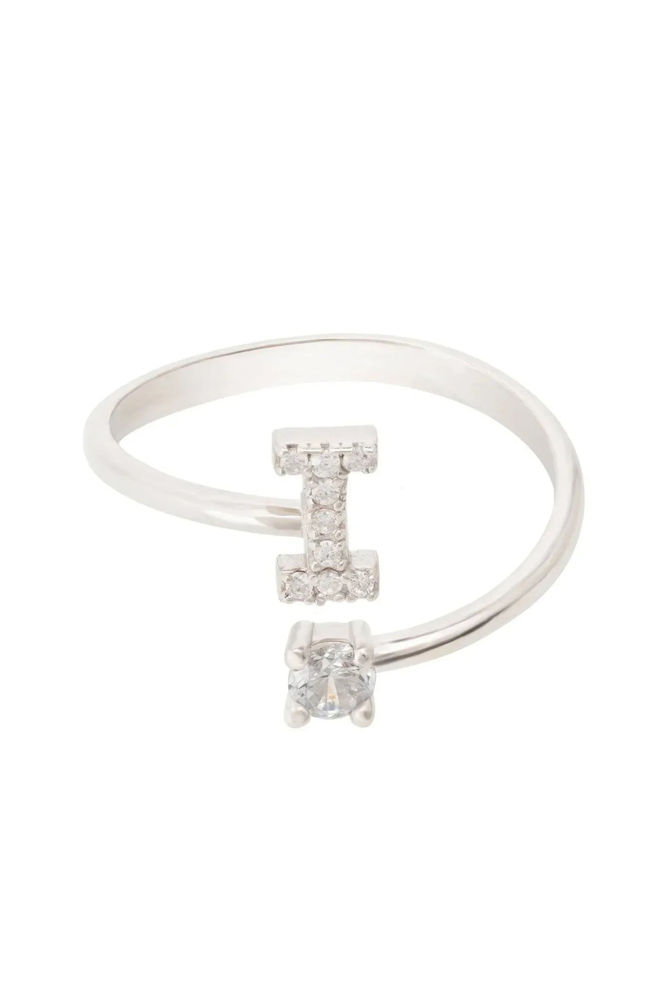 Initial Ring Silver I - LATELITA Rings