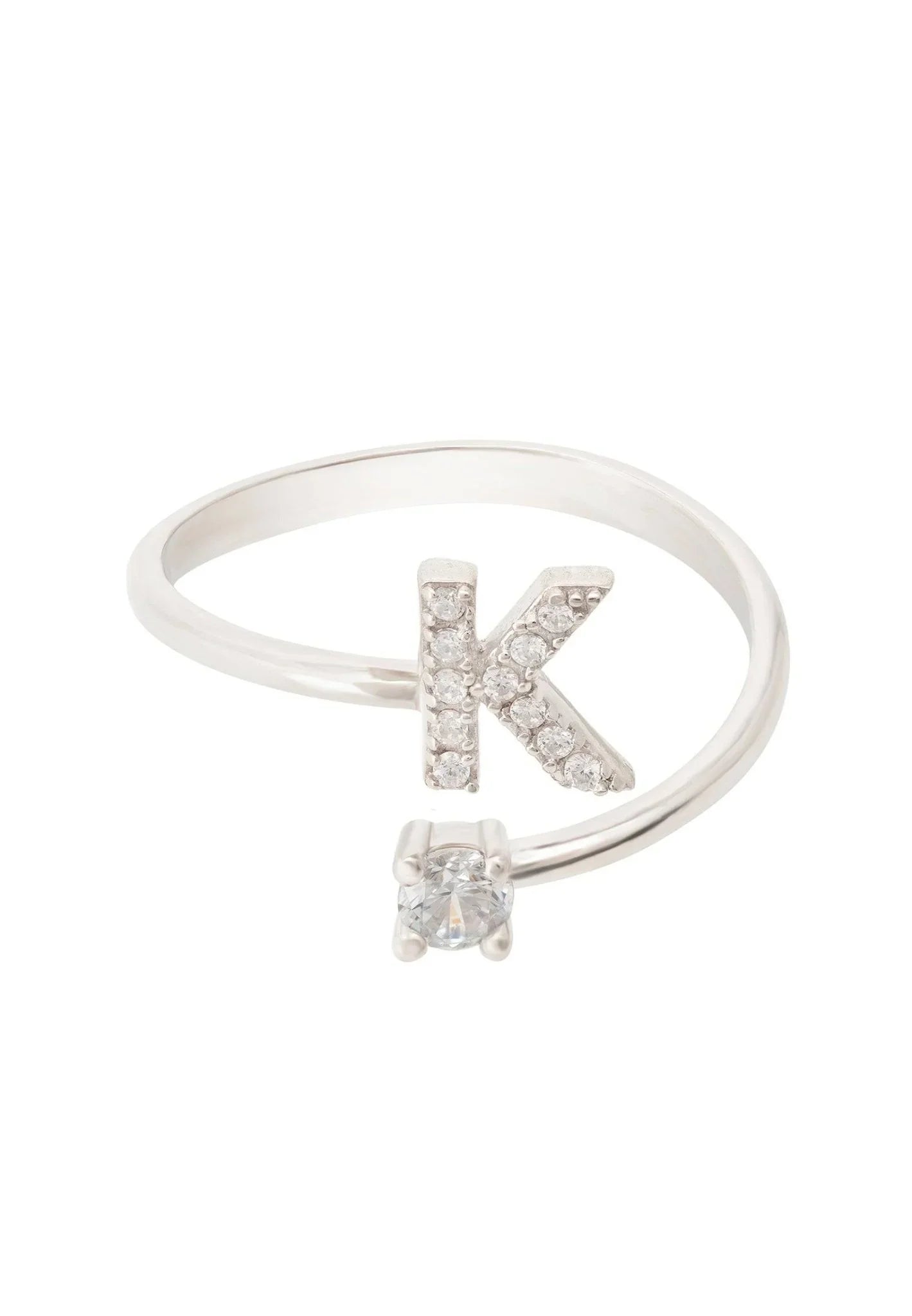 Initial Ring Silver K - LATELITA Rings