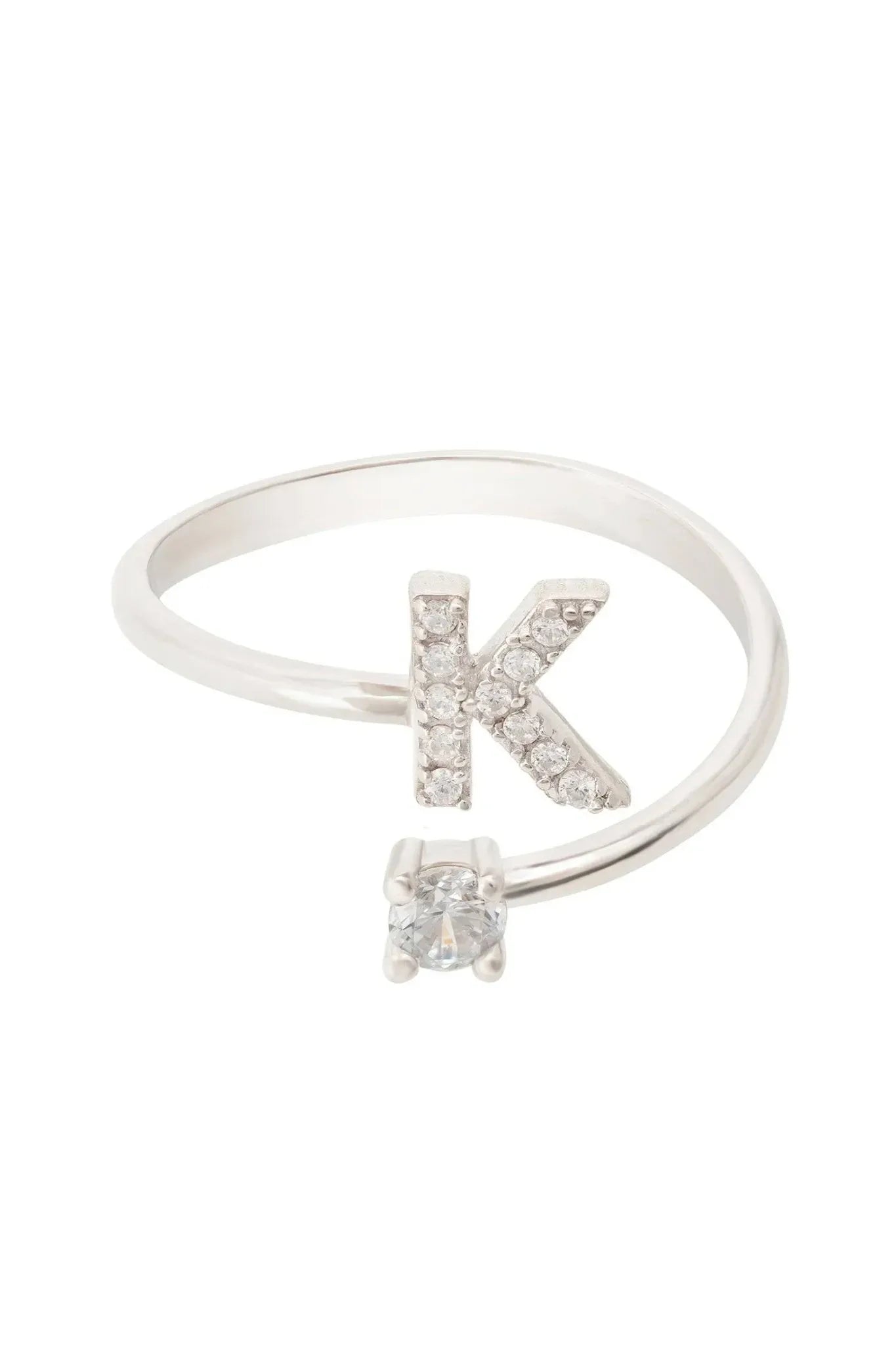 Initial Ring Silver K - LATELITA Rings