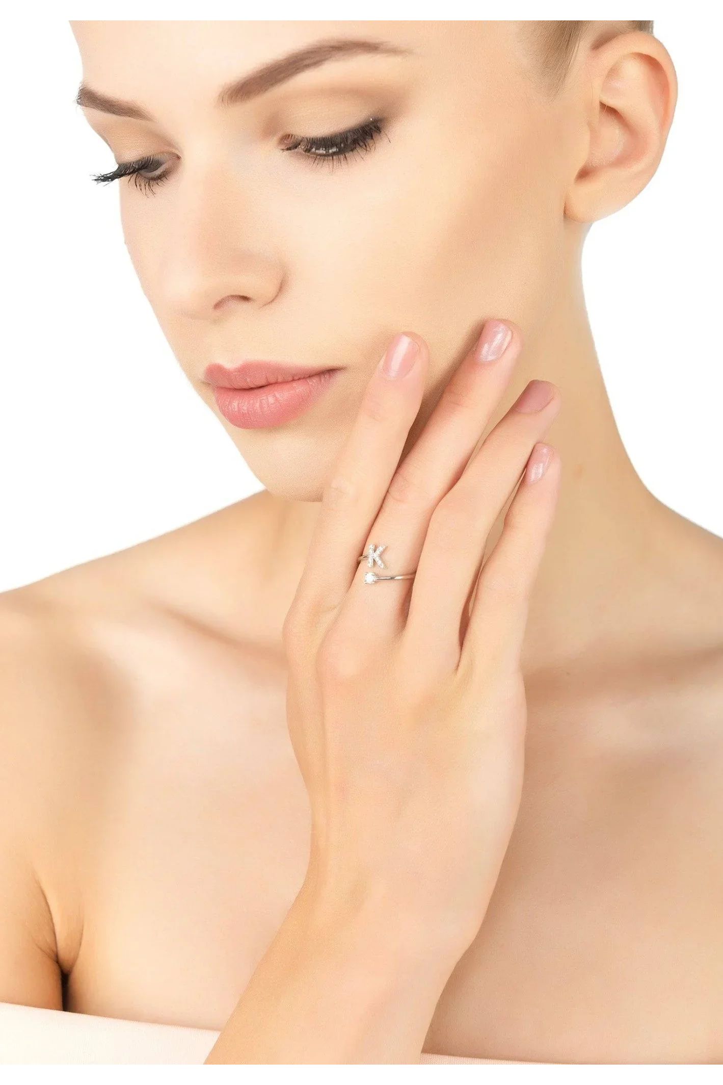 Initial Ring Silver K - LATELITA Rings