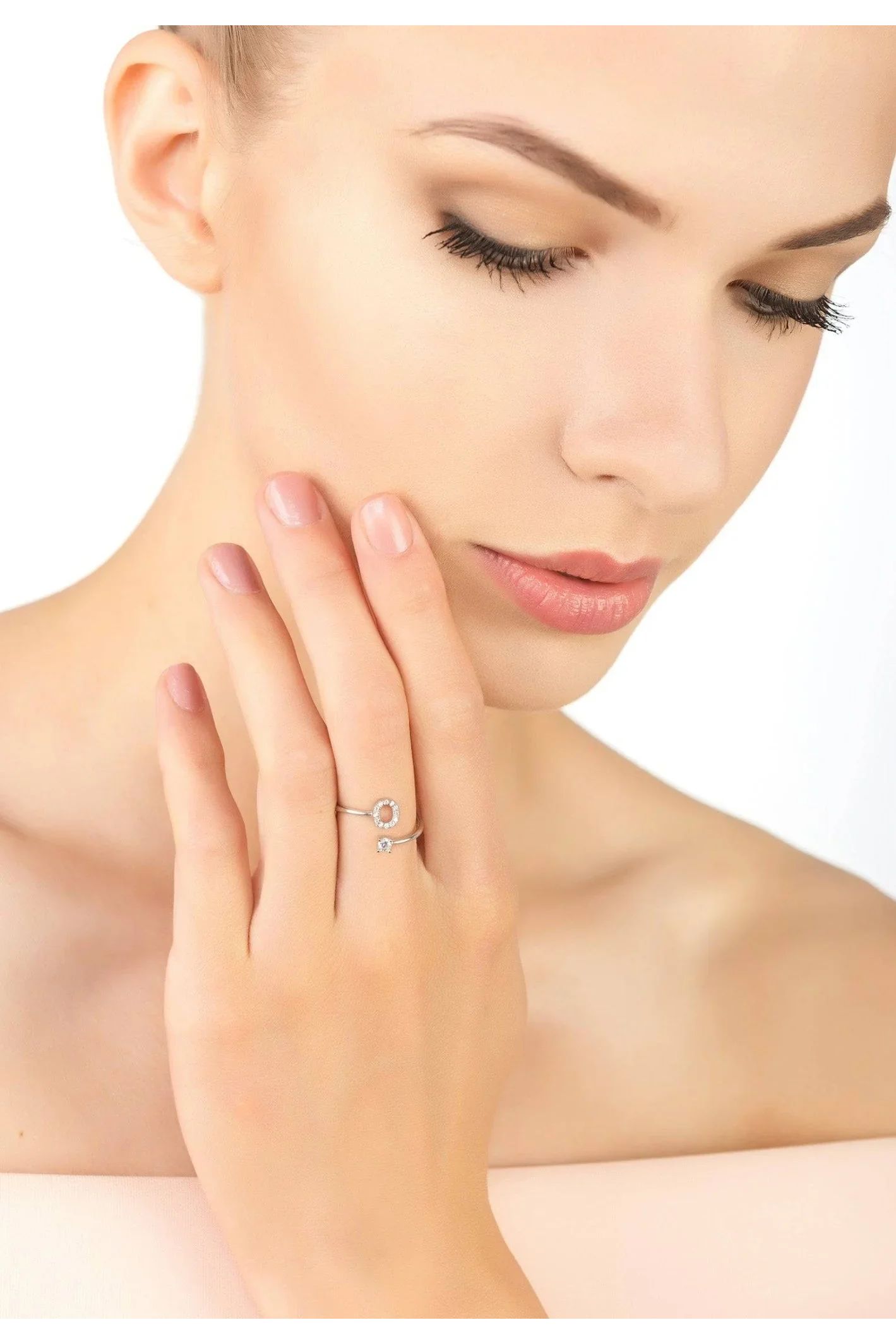 Initial Ring Silver O - LATELITA Rings