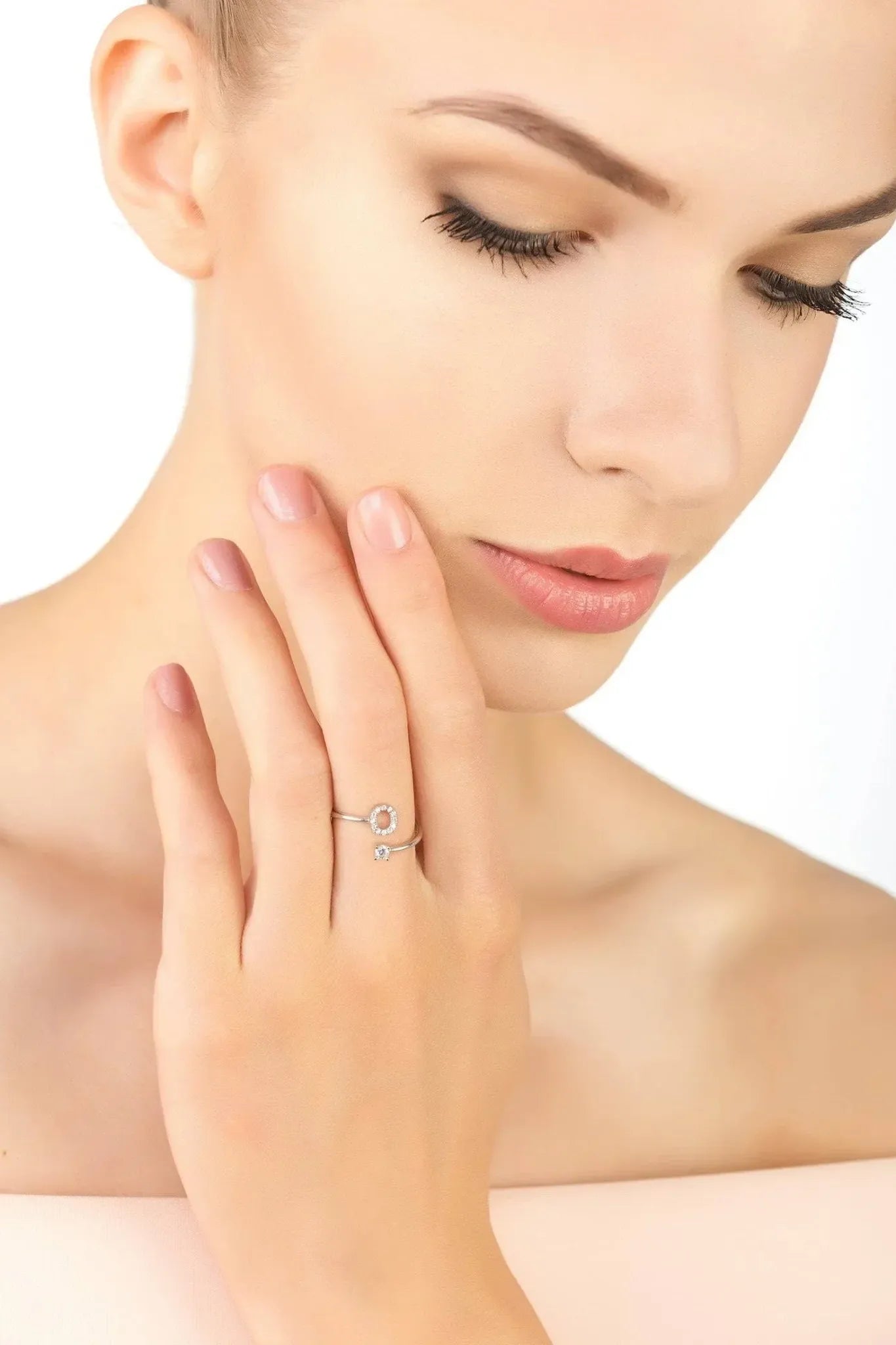 Initial Ring Silver O - LATELITA Rings