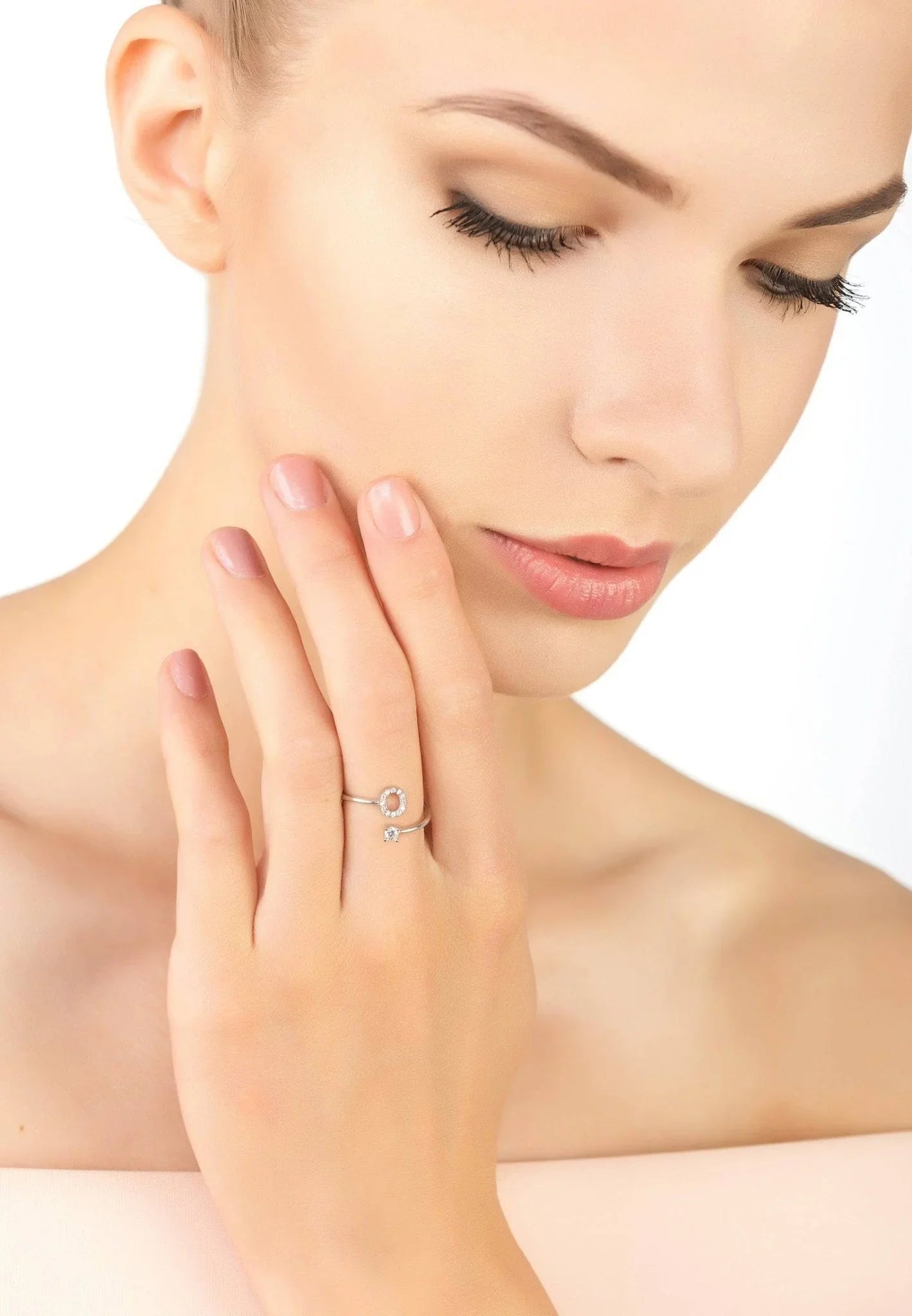 Initial Ring Silver O - LATELITA Rings
