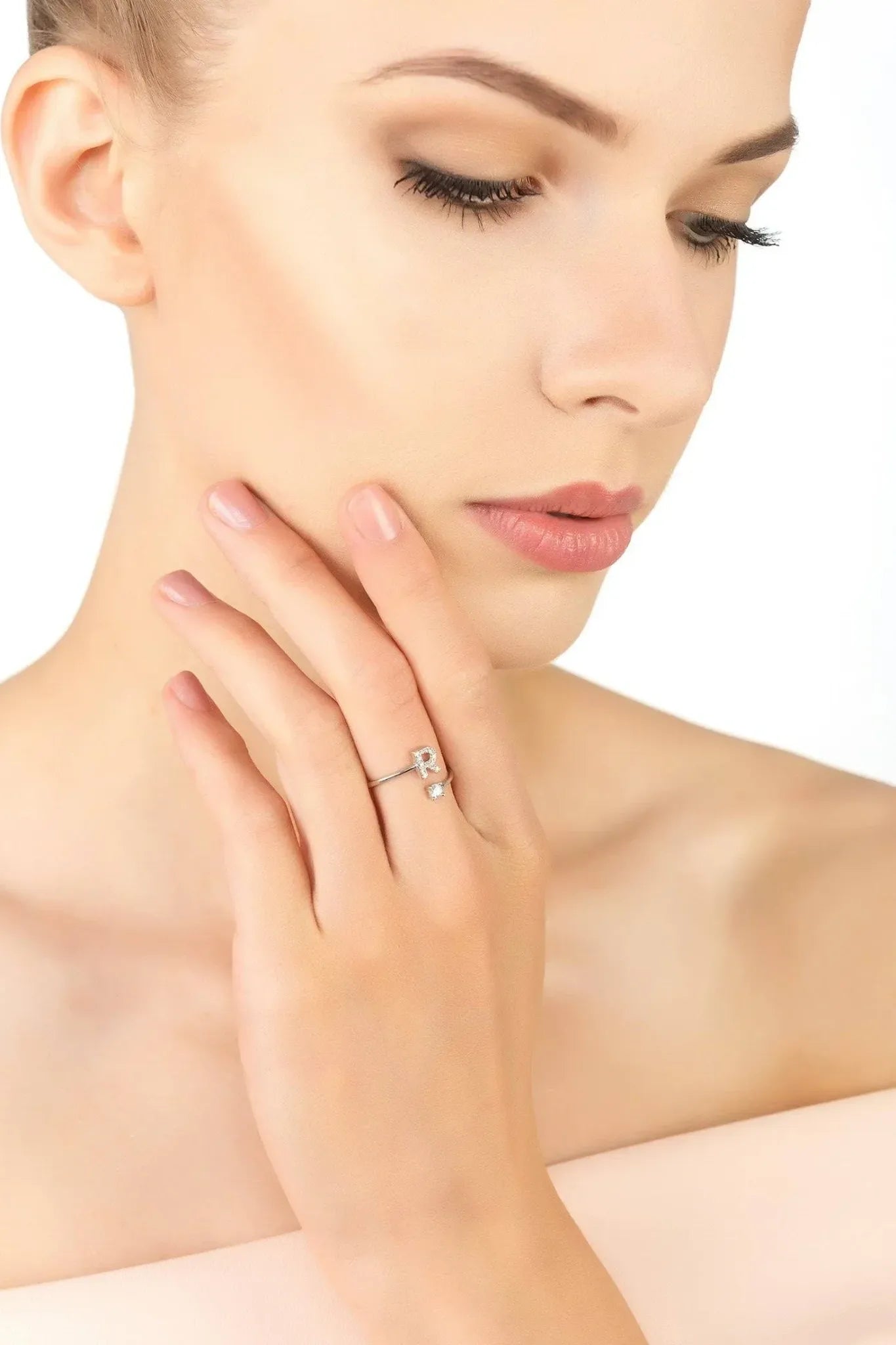 Initial Ring Silver R - LATELITA Rings
