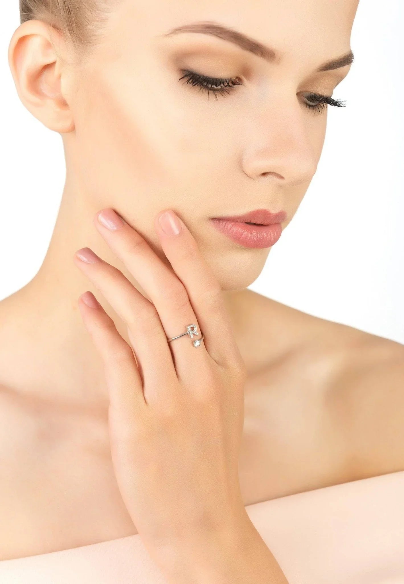 Initial Ring Silver R - LATELITA Rings