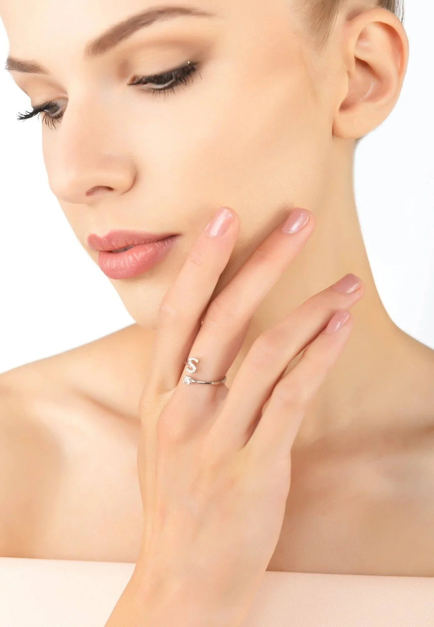 Initial Ring Silver S - LATELITA Rings